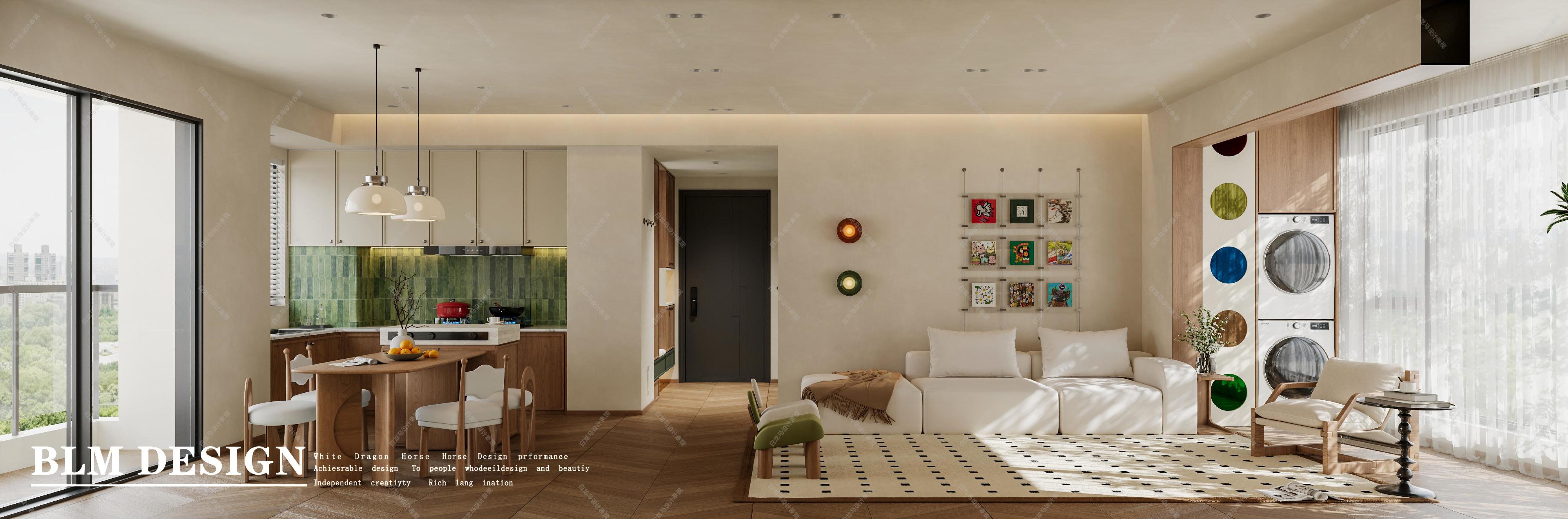 中古奶油客餐厅——白龙马效果图[ID: 114967747]_建e效果图