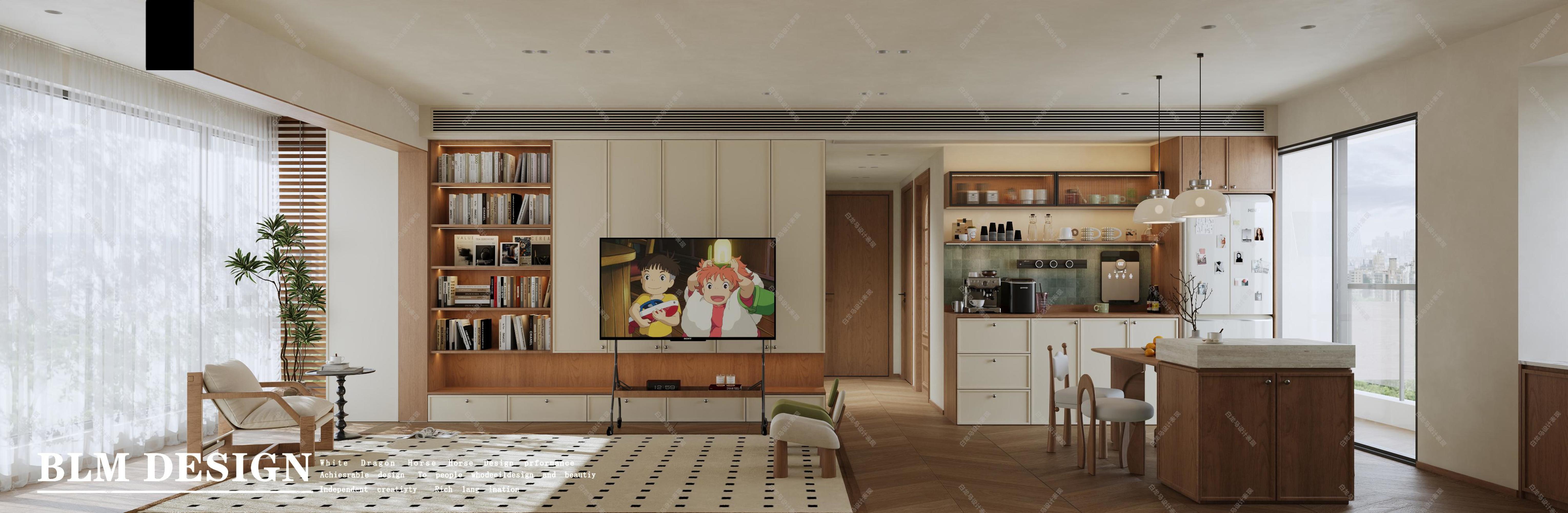中古奶油客餐厅——白龙马效果图[ID: 114967747]_建e效果图