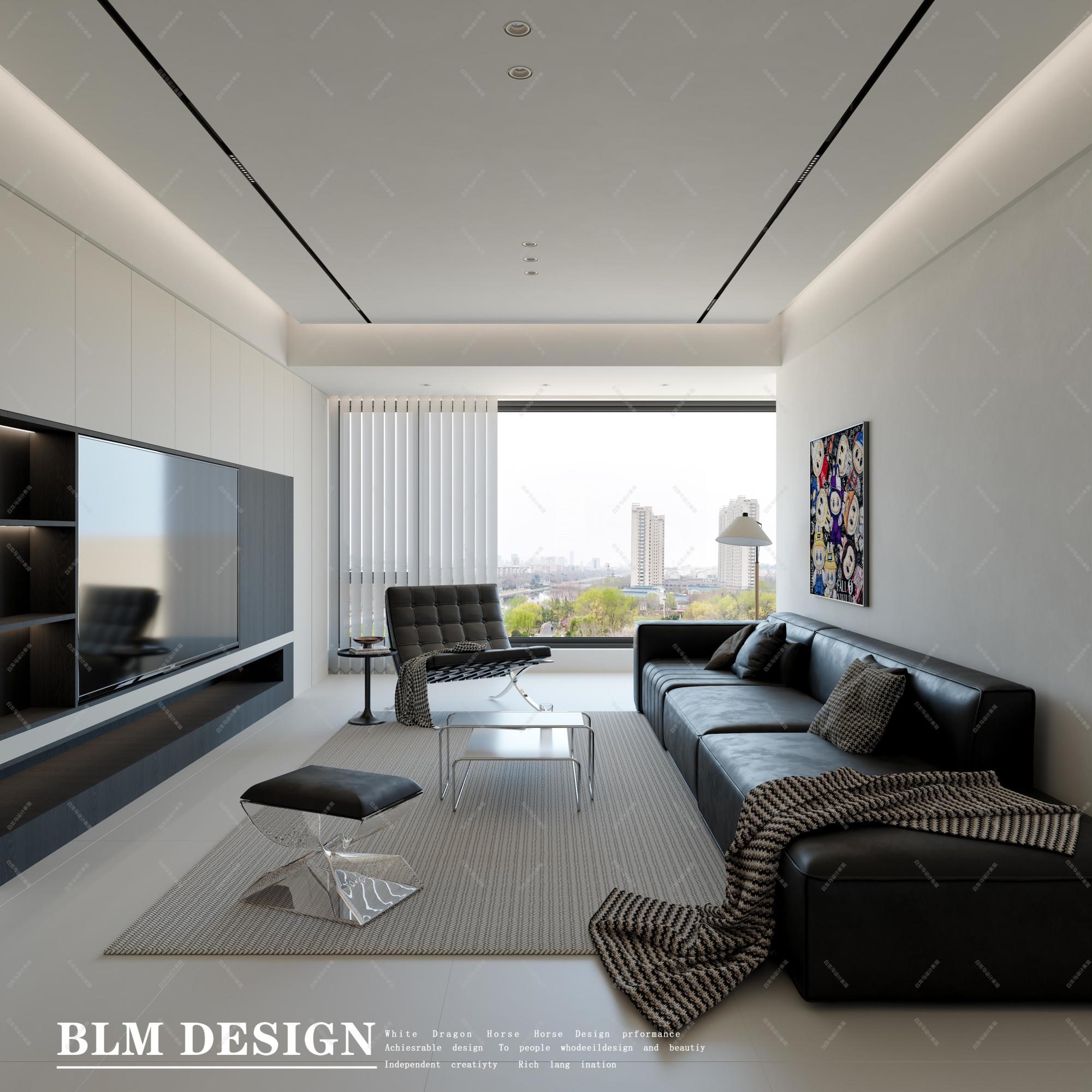 现代客餐厅——白龙马效果图[ID: 115754131]_建e效果图