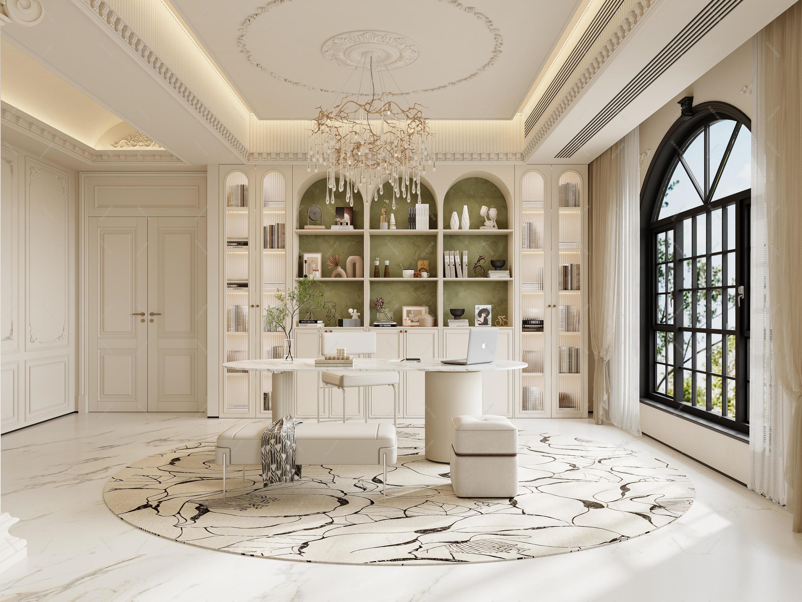法式别墅[ID: 115754151]_建e效果图