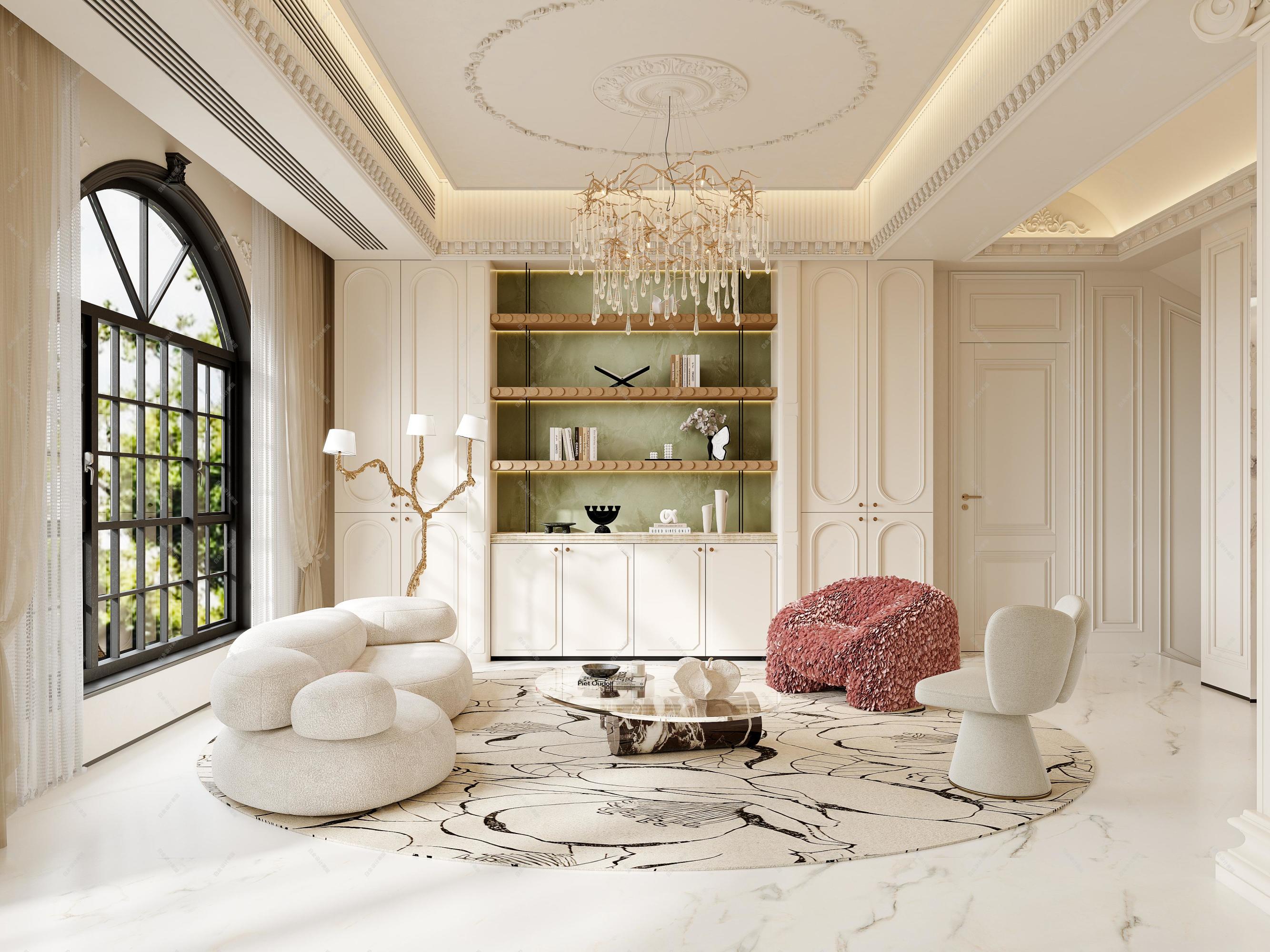 法式别墅[ID: 115754151]_建e效果图