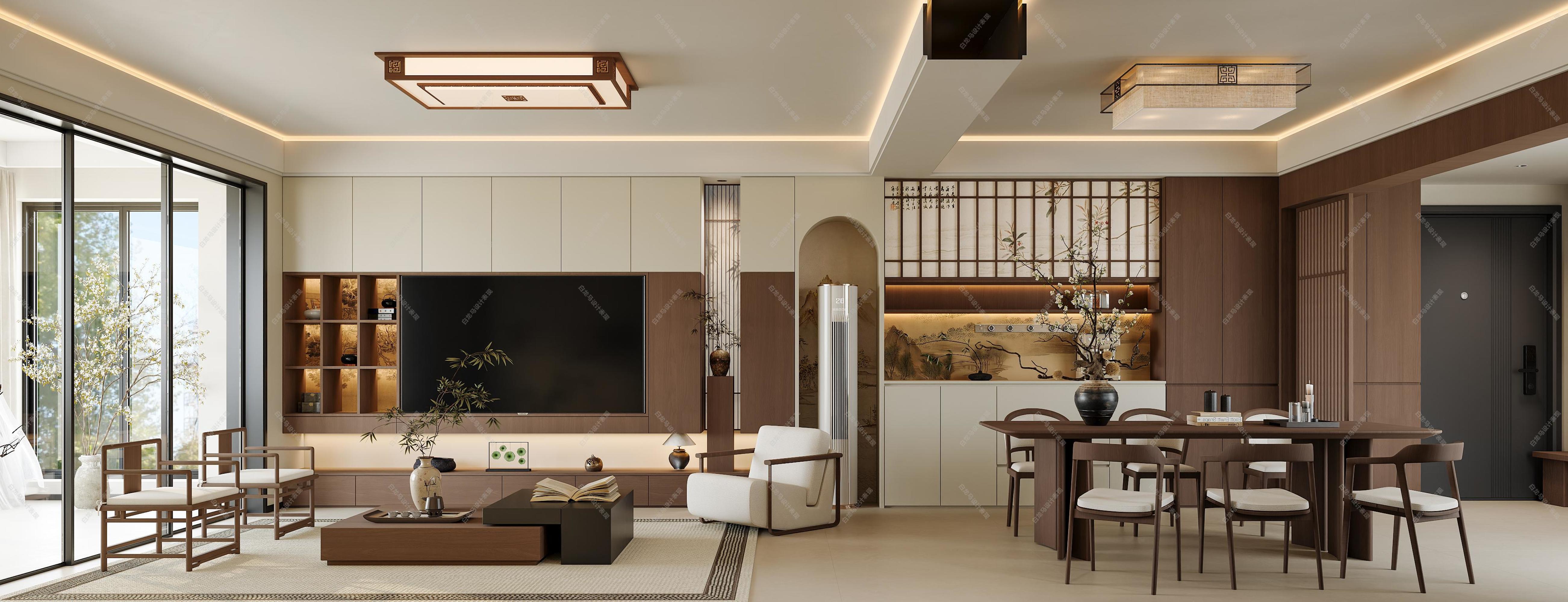 宋氏客餐厅——白龙马效果图[ID: 115754166]_建e效果图