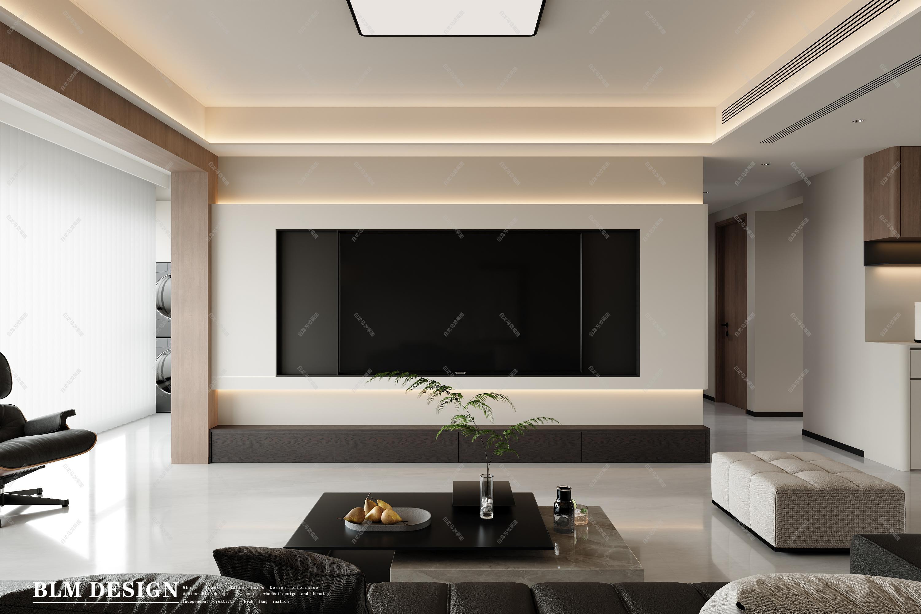 现代——白龙马效果图[ID: 115426447]_建e效果图