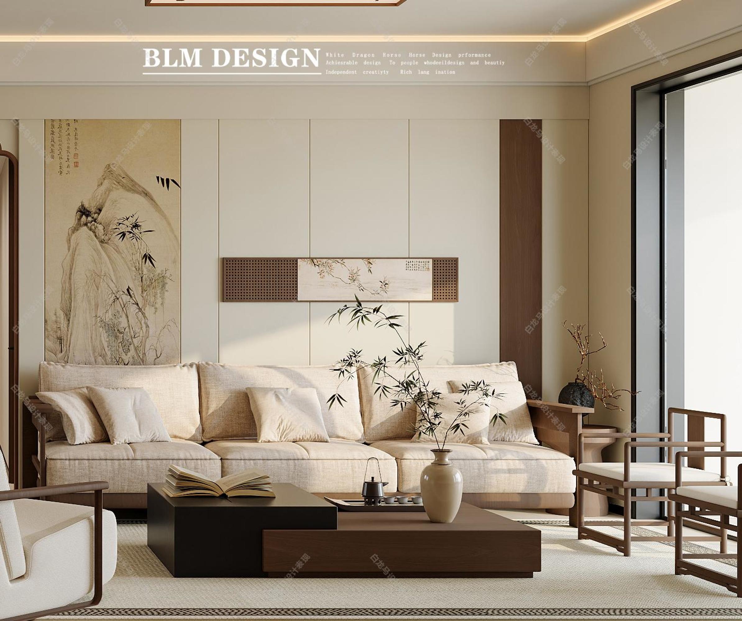 宋氏美学——白龙马效果图[ID: 115426305]_建e效果图