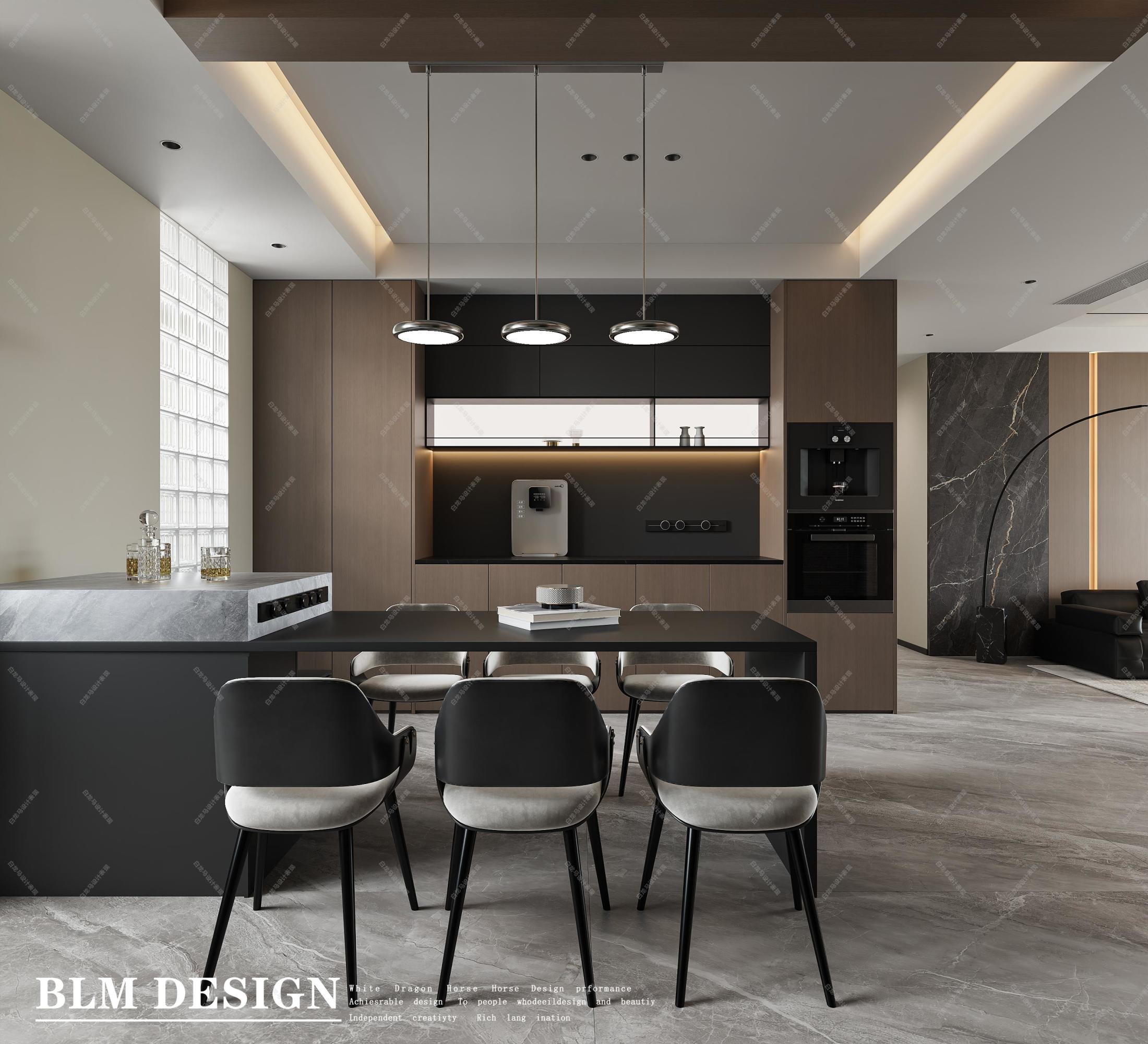 意式客餐厅——白龙马效果图[ID: 115426517]_建e效果图