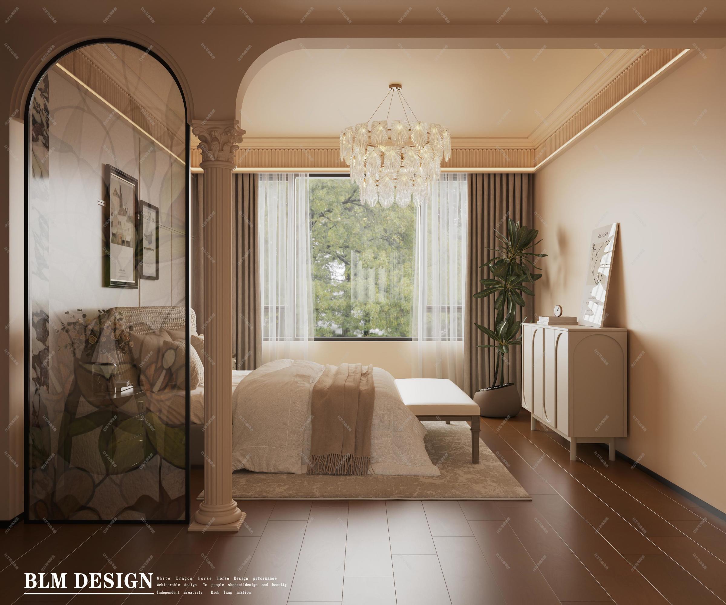 法式——白龙马效果图[ID: 115361000]_建e效果图