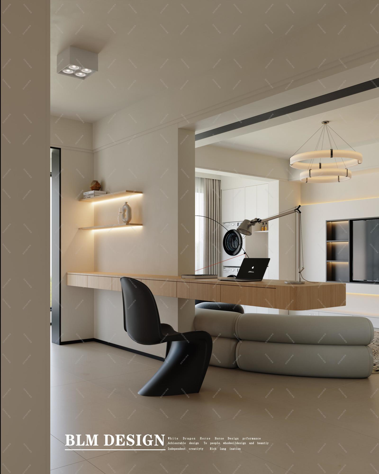 现代——白龙马效果图[ID: 115557629]_建e效果图