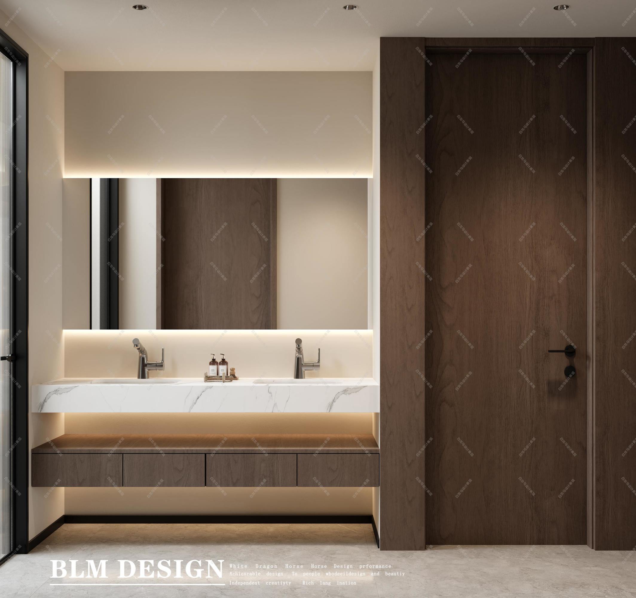 现代轻奢——白龙马效果图[ID: 115557484]_建e效果图