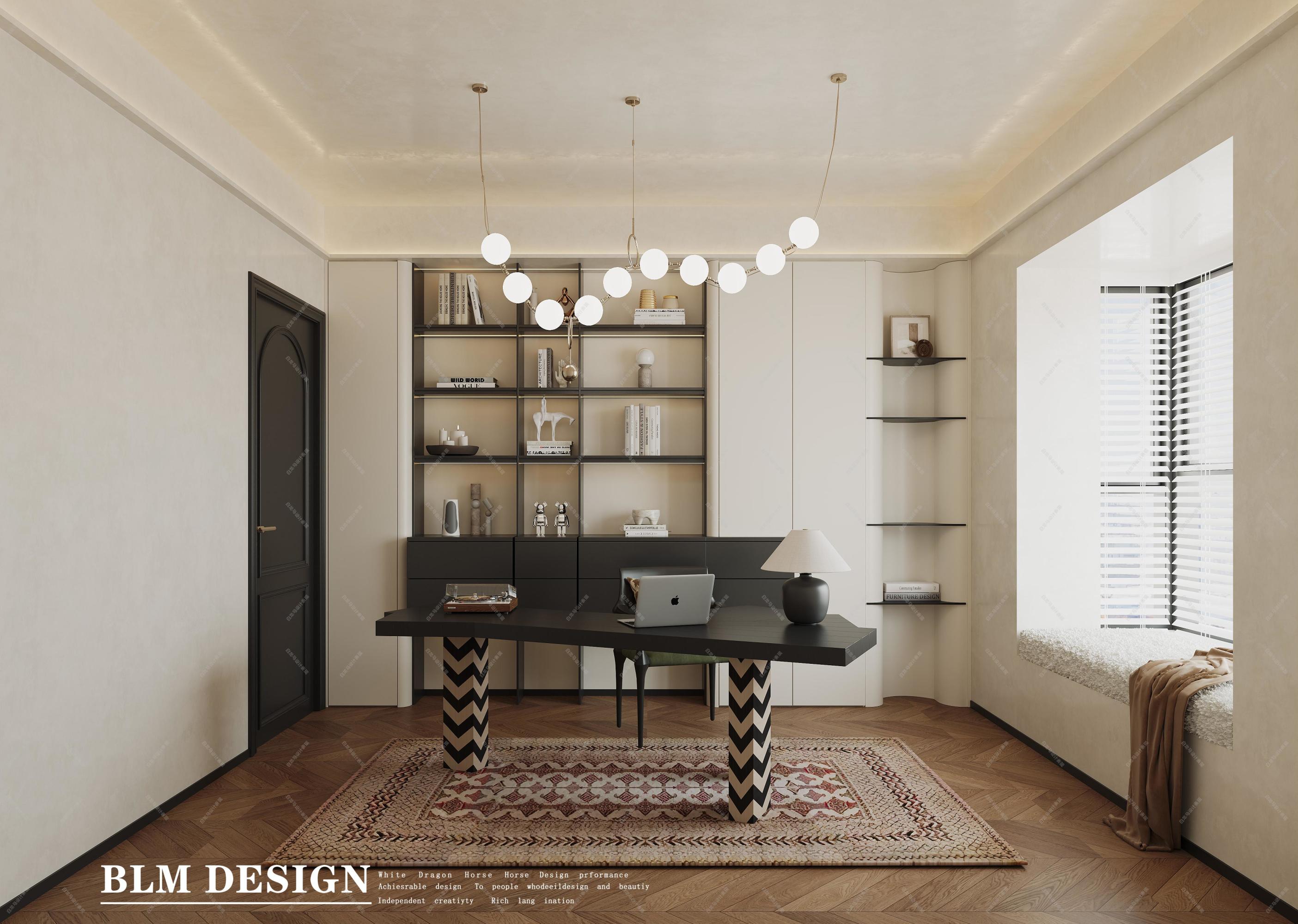 现代轻奢——白龙马效果图[ID: 115557566]_建e效果图