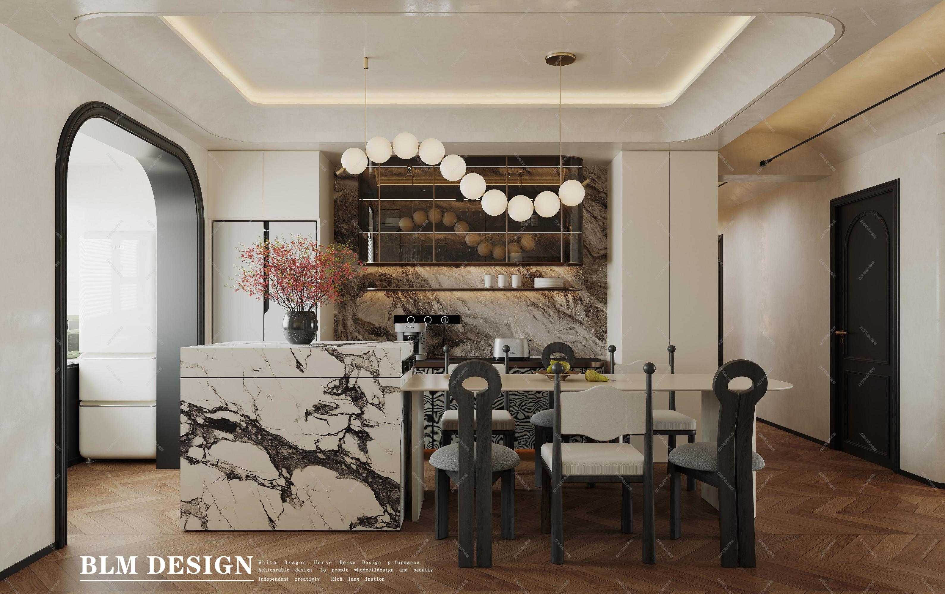 现代轻奢——白龙马效果图[ID: 115557566]_建e效果图