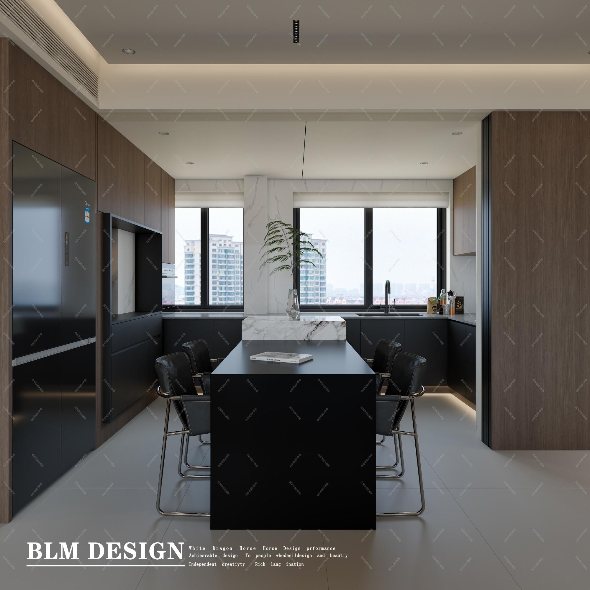 意式客餐厅——白龙马效果图[ID: 115557382]_建e效果图