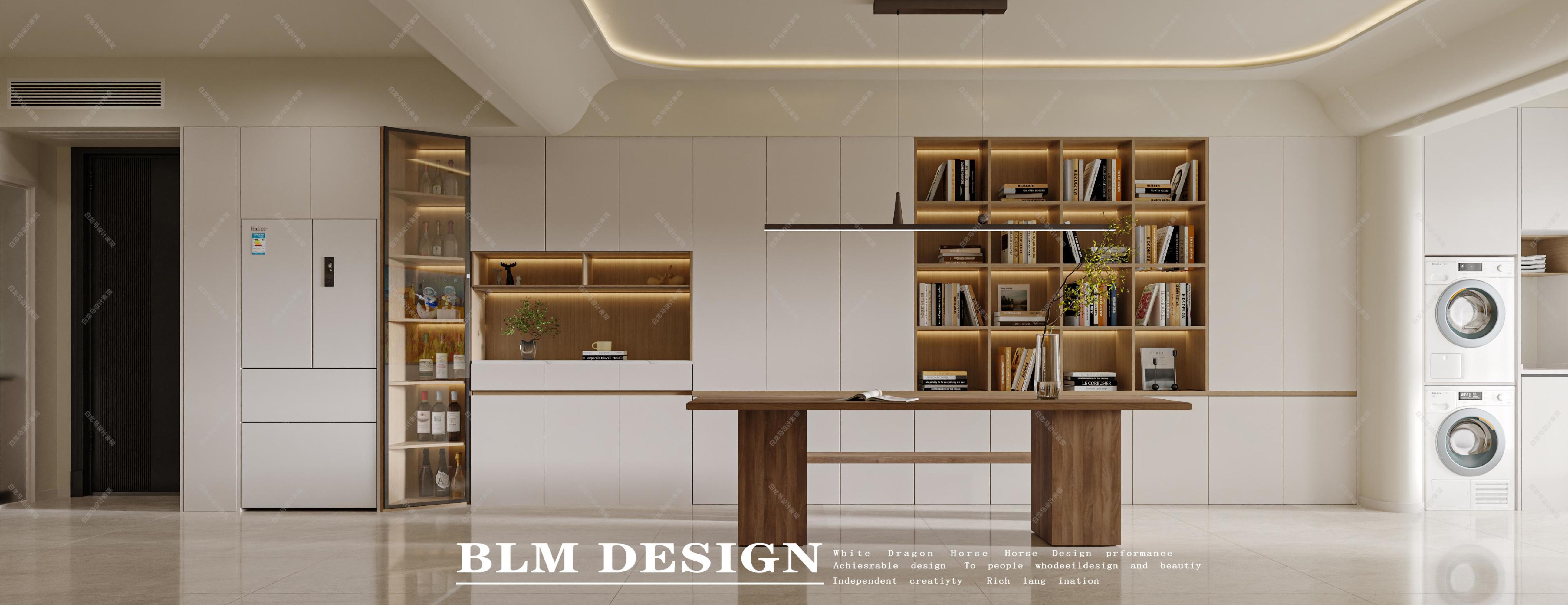 现代客餐厅-白龙马效果图[ID: 115491854]_建e效果图