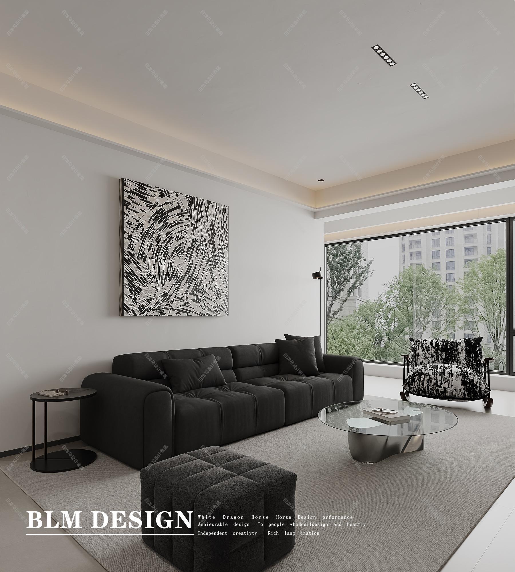 现代客餐厅——白龙马效果图[ID: 115492001]_建e效果图
