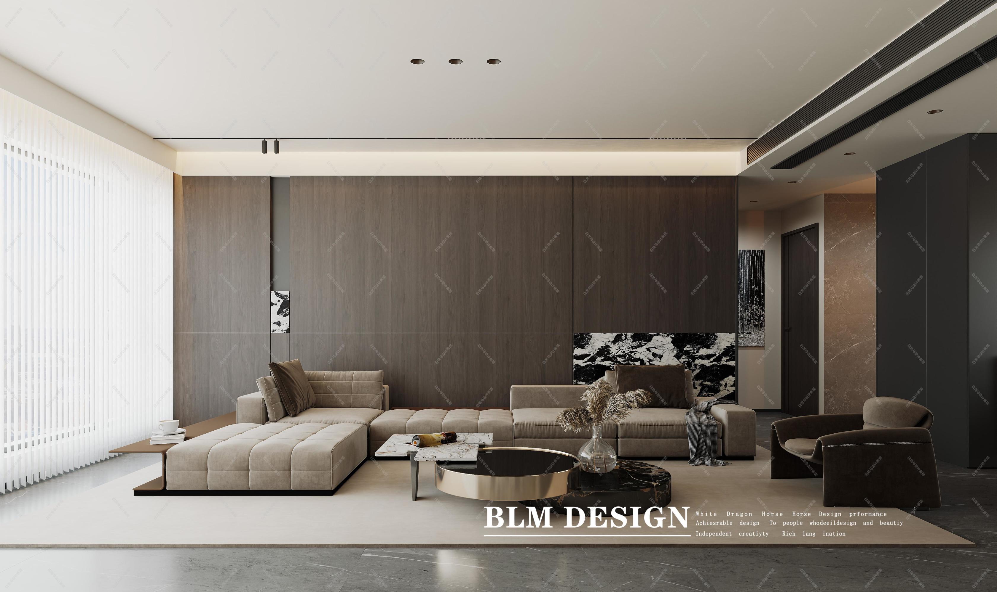 意式轻奢——白龙马效果图[ID: 115491841]_建e效果图