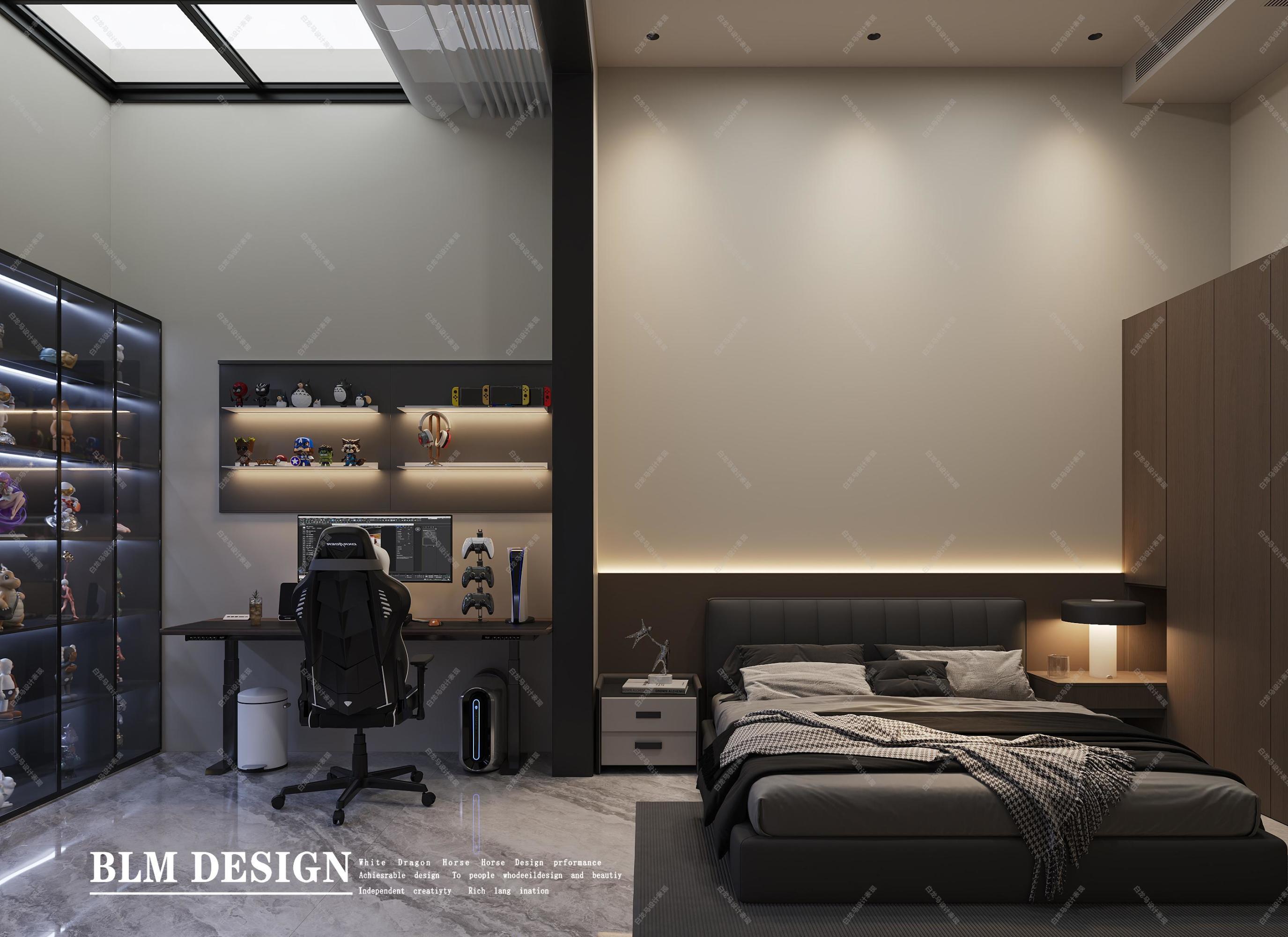 现代轻奢——白龙马效果图[ID: 115491952]_建e效果图