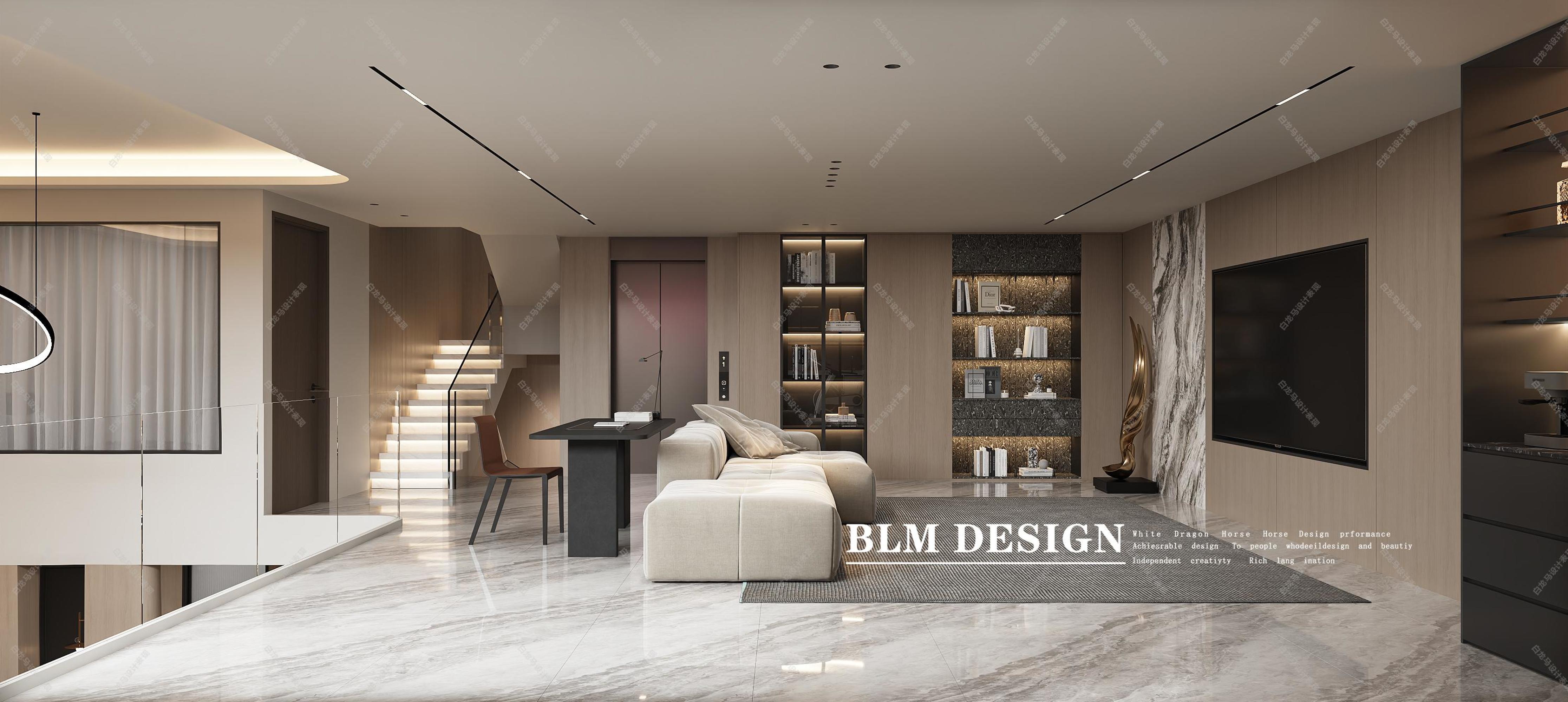 意式轻奢——白龙马效果图[ID: 115491894]_建e效果图