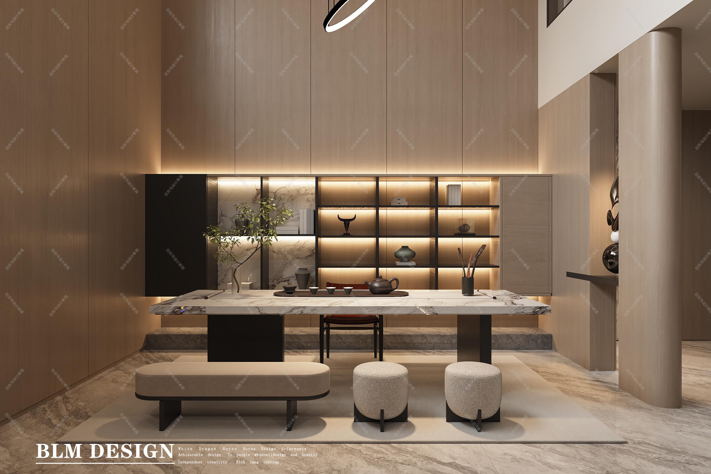 意式轻奢——白龙马效果图[ID: 115491894]_建e效果图