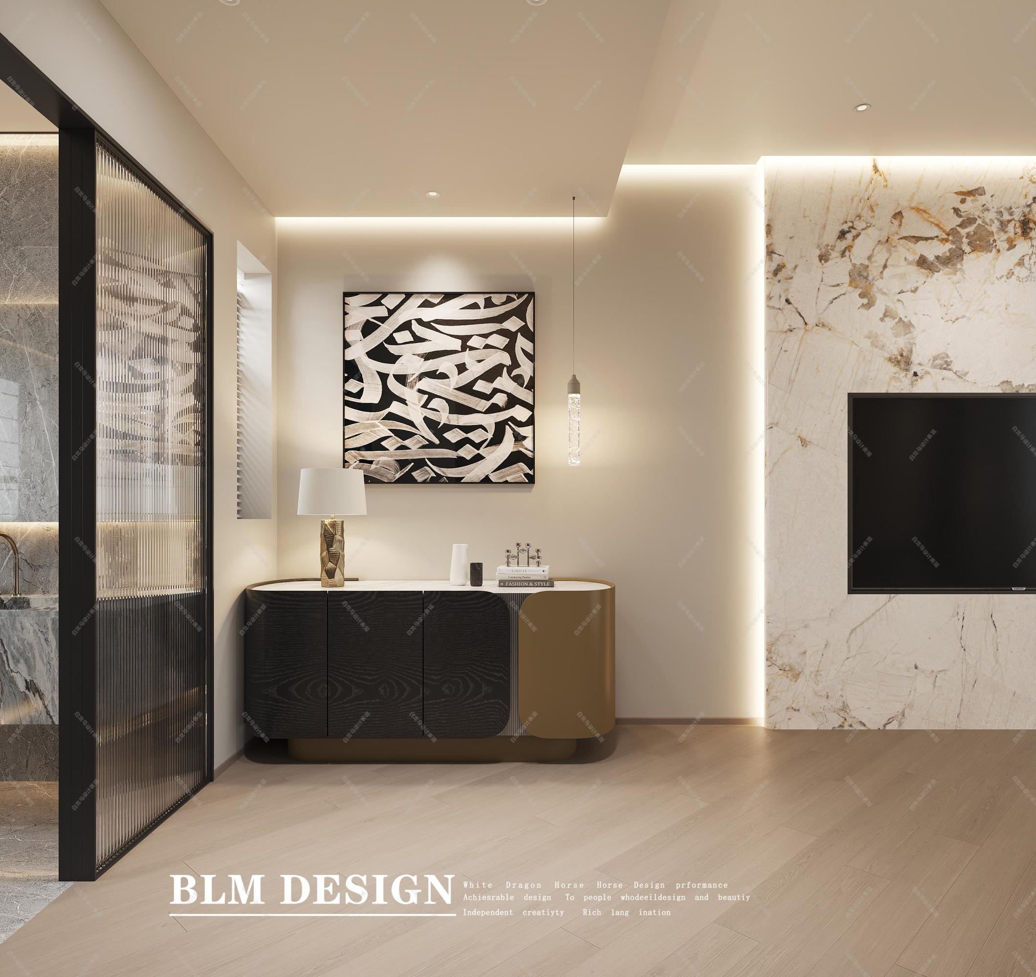 意式轻奢——白龙马效果图[ID: 115491894]_建e效果图