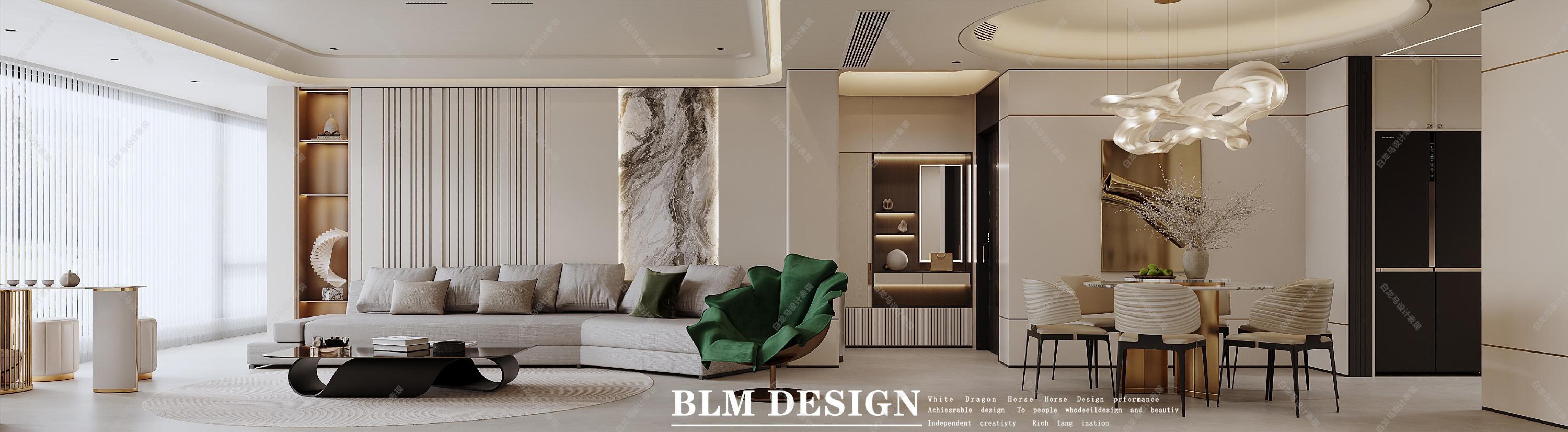 现代轻奢——白龙马效果图[ID: 116212889]_建e效果图