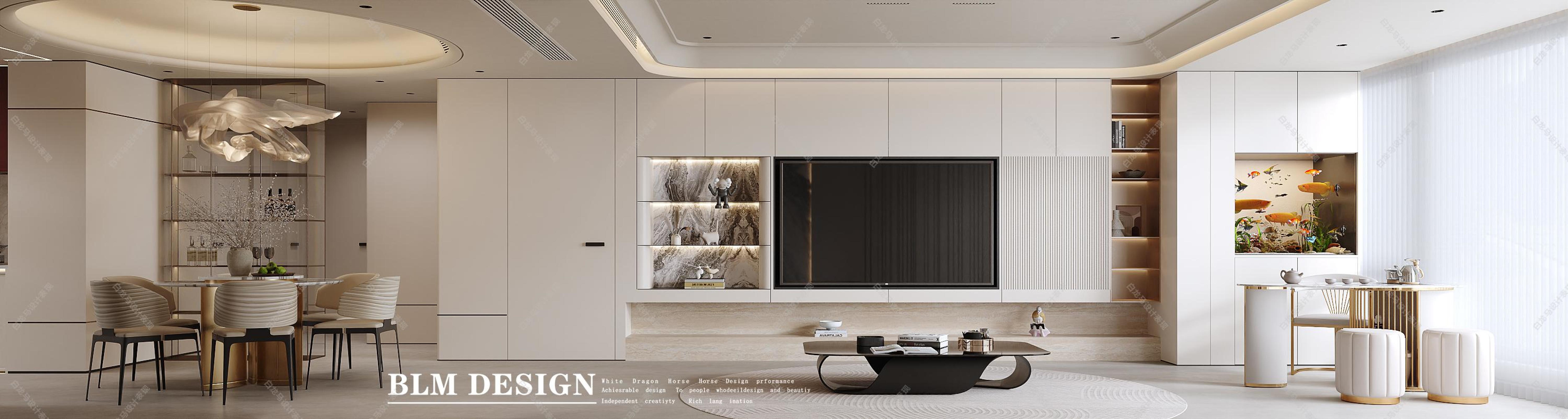 现代轻奢——白龙马效果图[ID: 116212889]_建e效果图