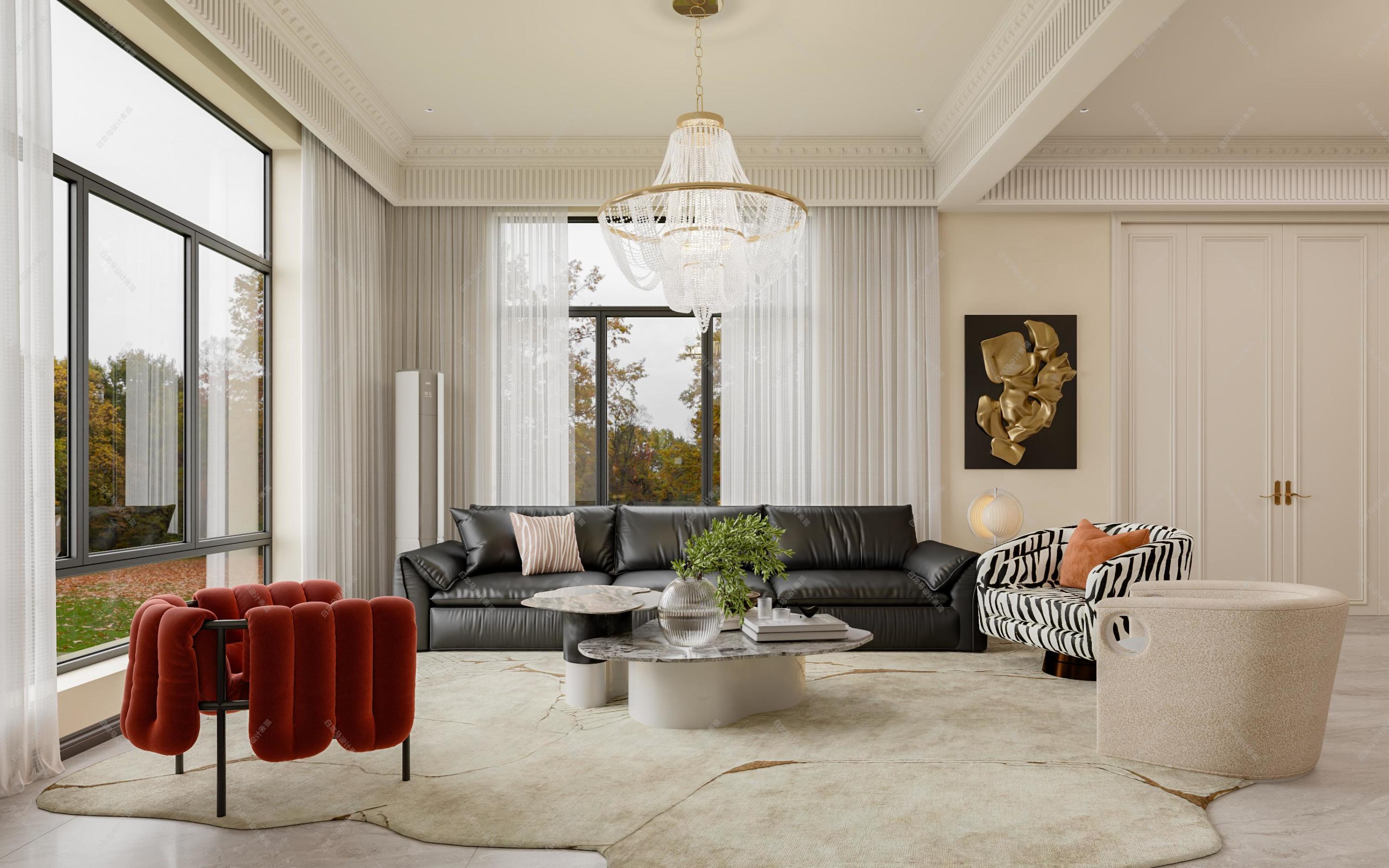现代——白龙马效果图[ID: 116212878]_建e效果图