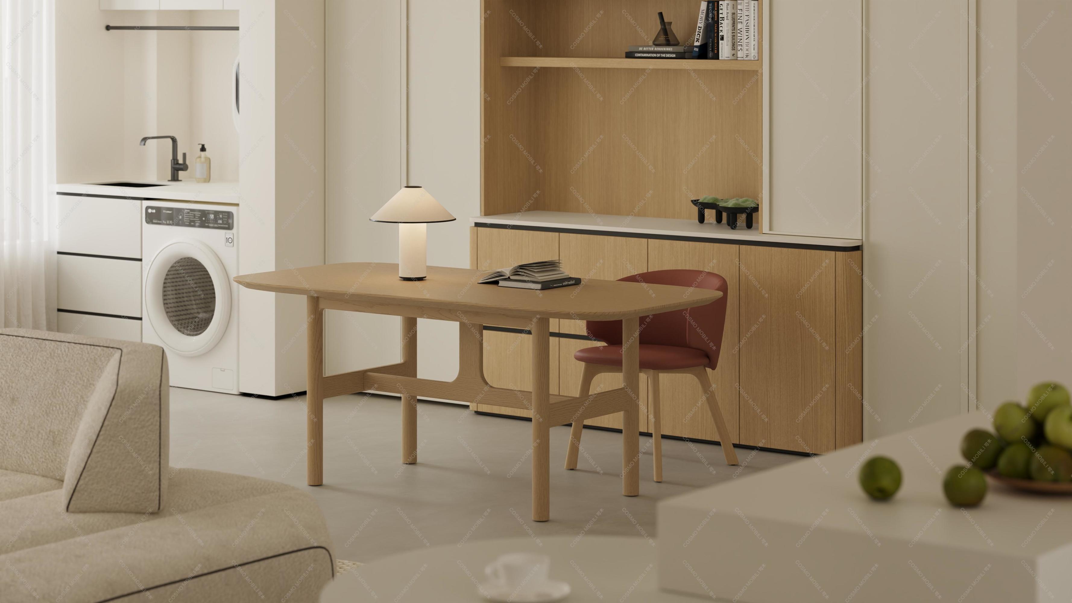COSMO MOBILI｜现代极简客餐厅｜原木风客餐厅[ID: 116212951]_建e效果图