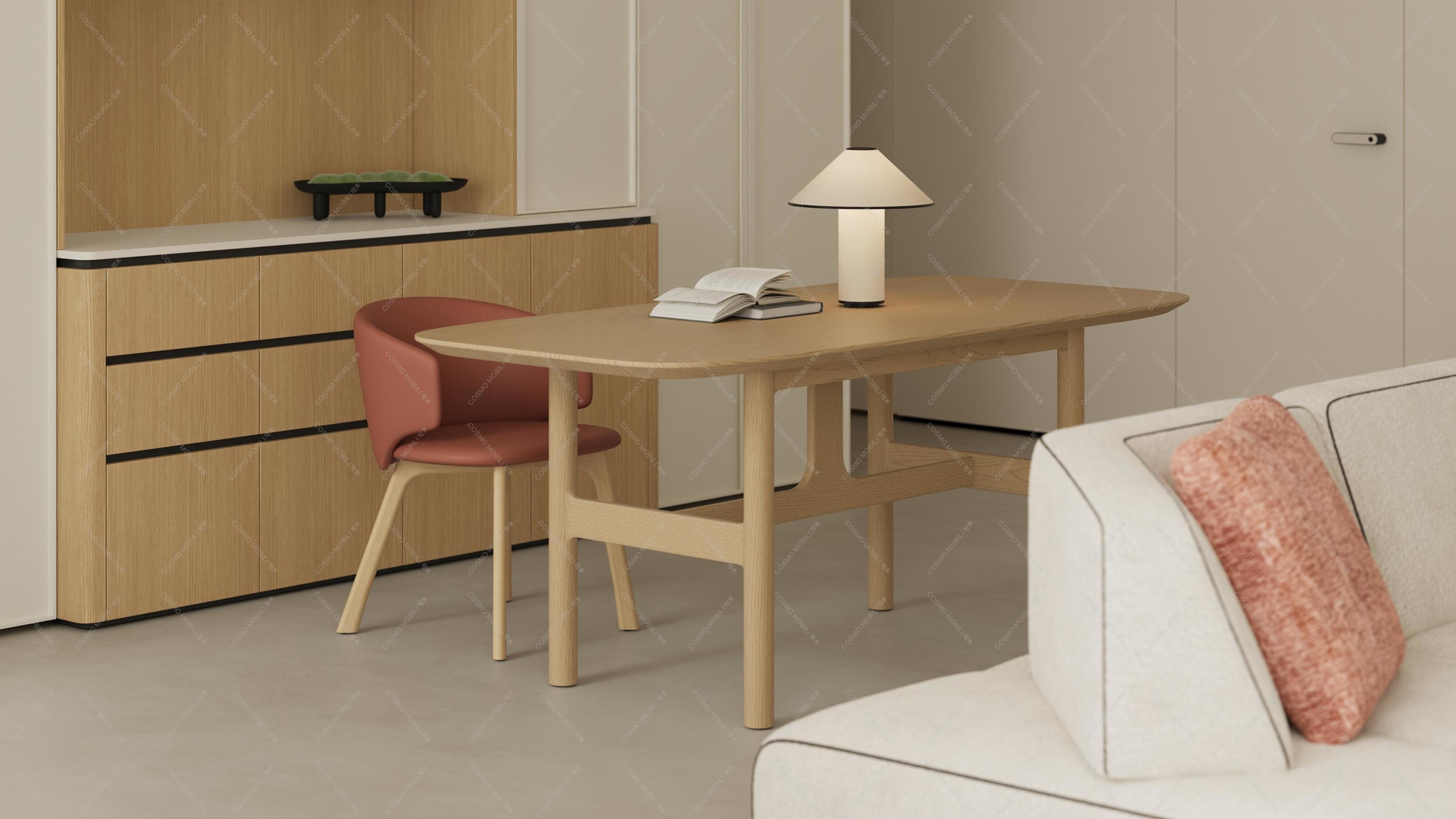 COSMO MOBILI｜现代极简客餐厅｜原木风客餐厅[ID: 116212951]_建e效果图