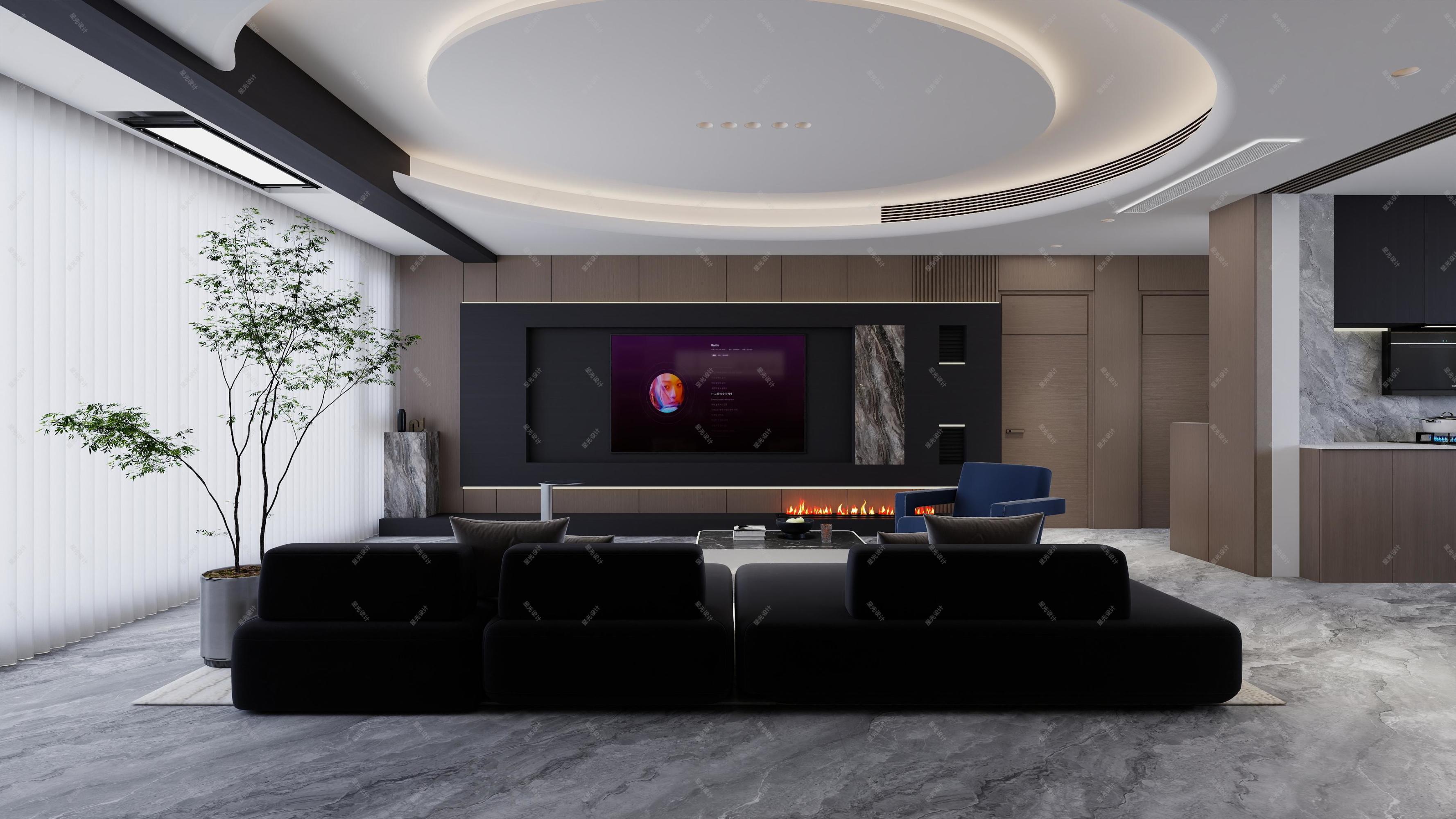 意式轻奢[ID: 116147288]_建e效果图