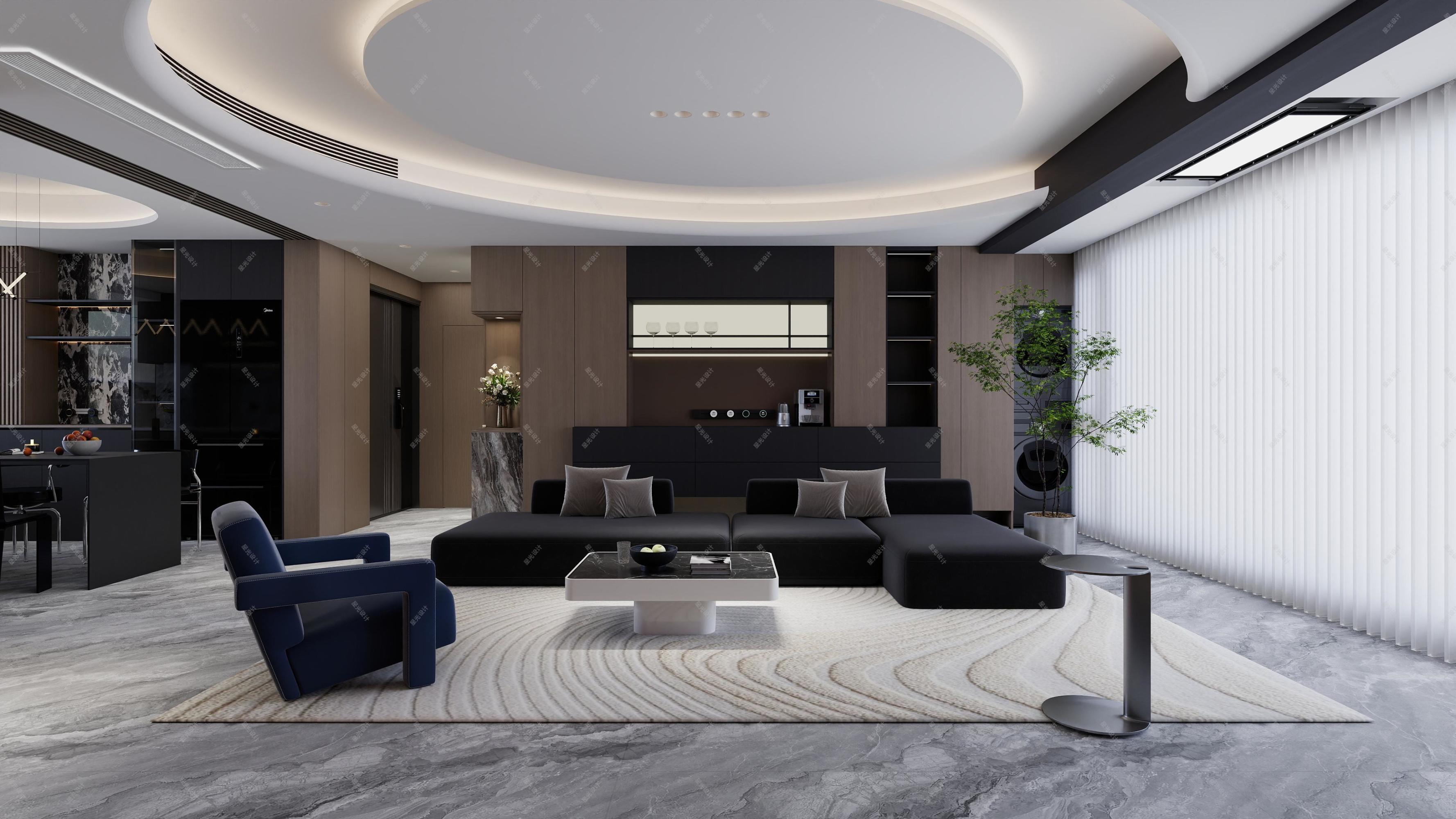 意式轻奢[ID: 116147288]_建e效果图