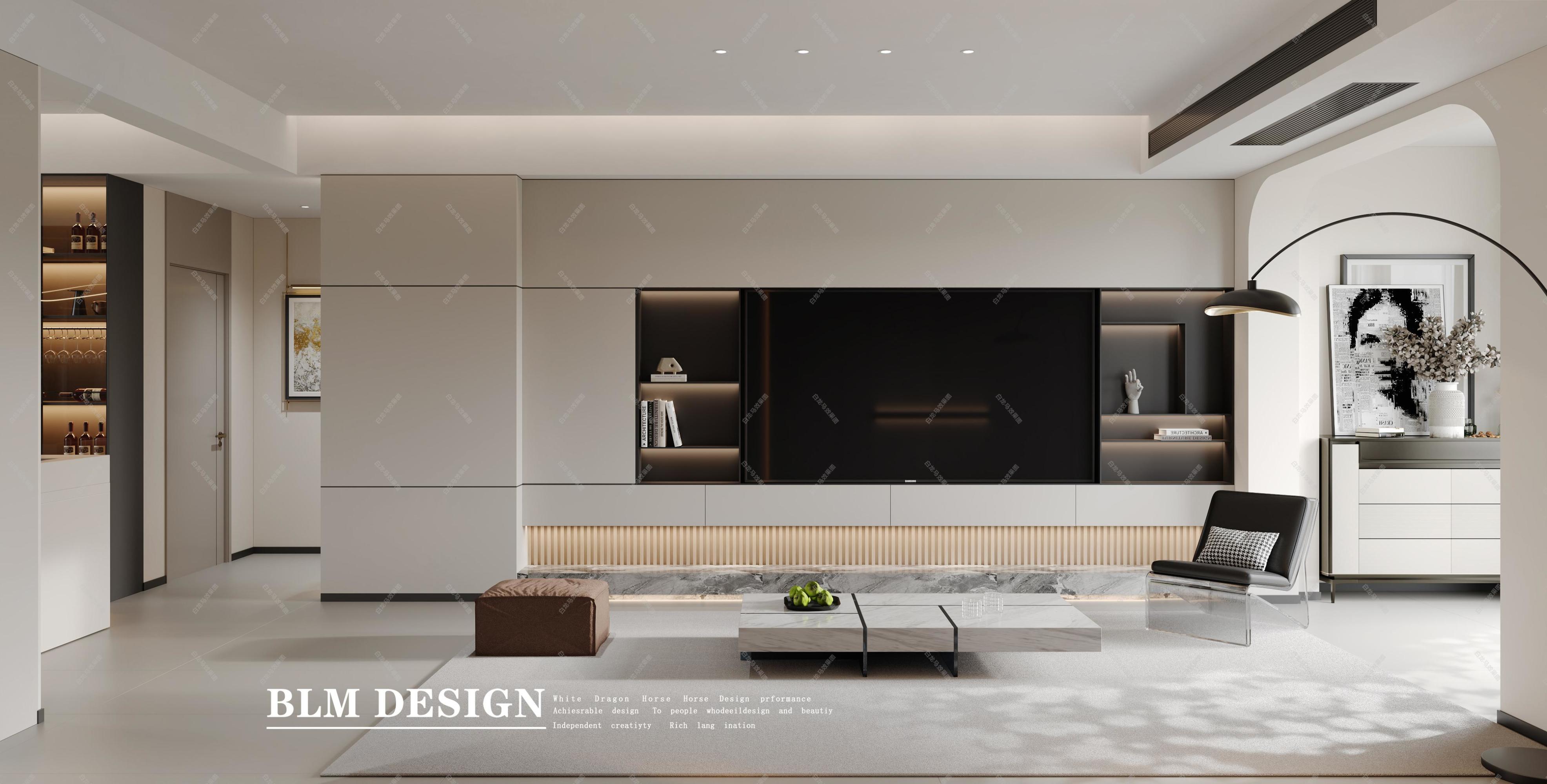 现代——白龙马效果图[ID: 116147424]_建e效果图