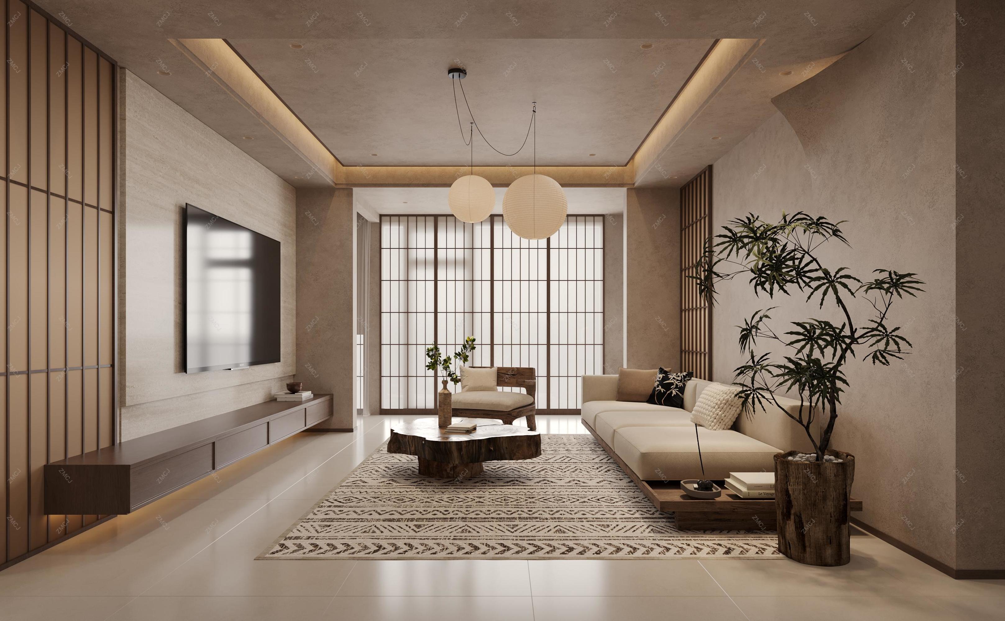 经典日式风格—择木创建新晨效果图[ID: 116343981]_建e效果图