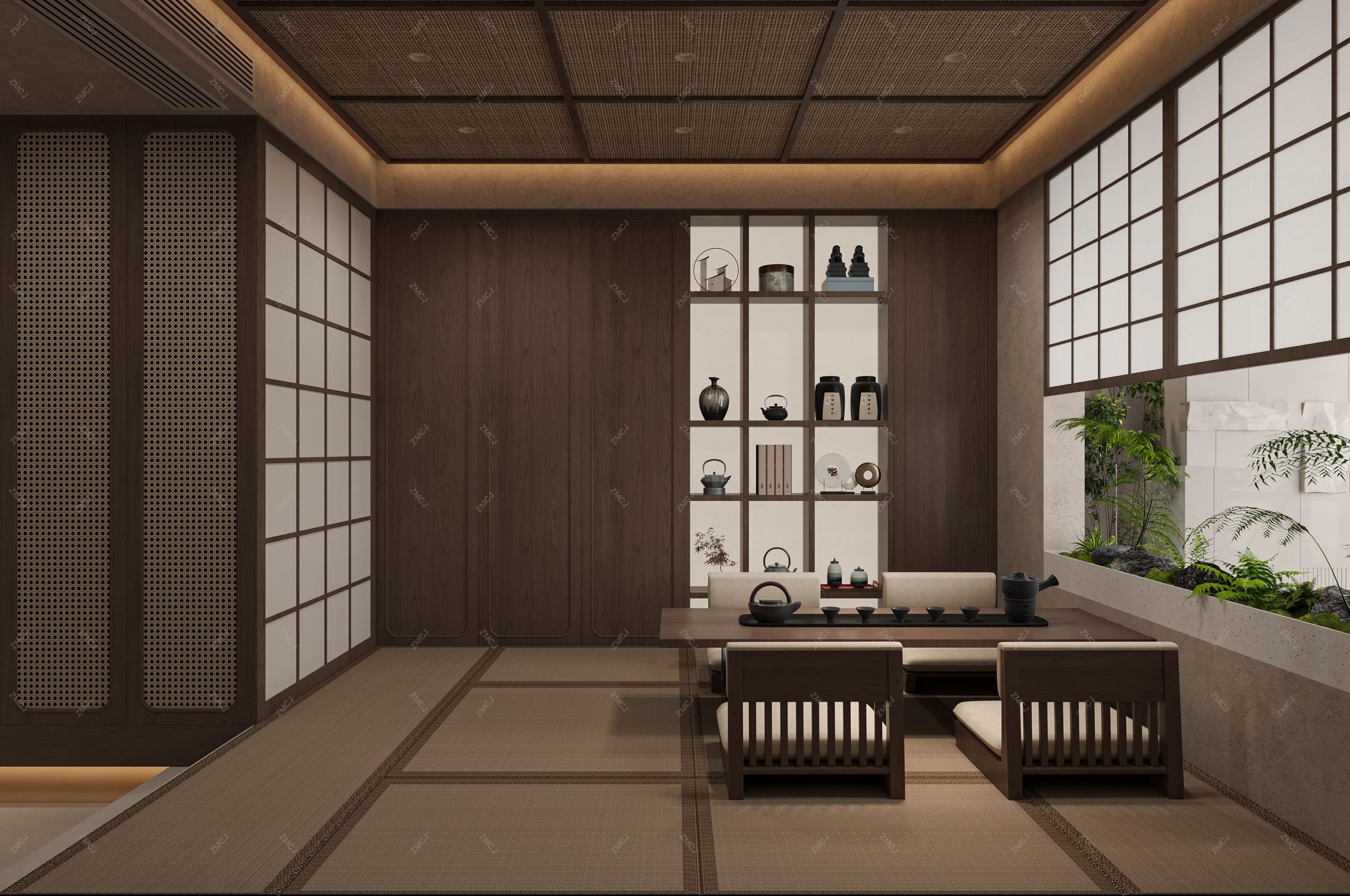 经典日式风格—择木创建新晨效果图[ID: 116343981]_建e效果图