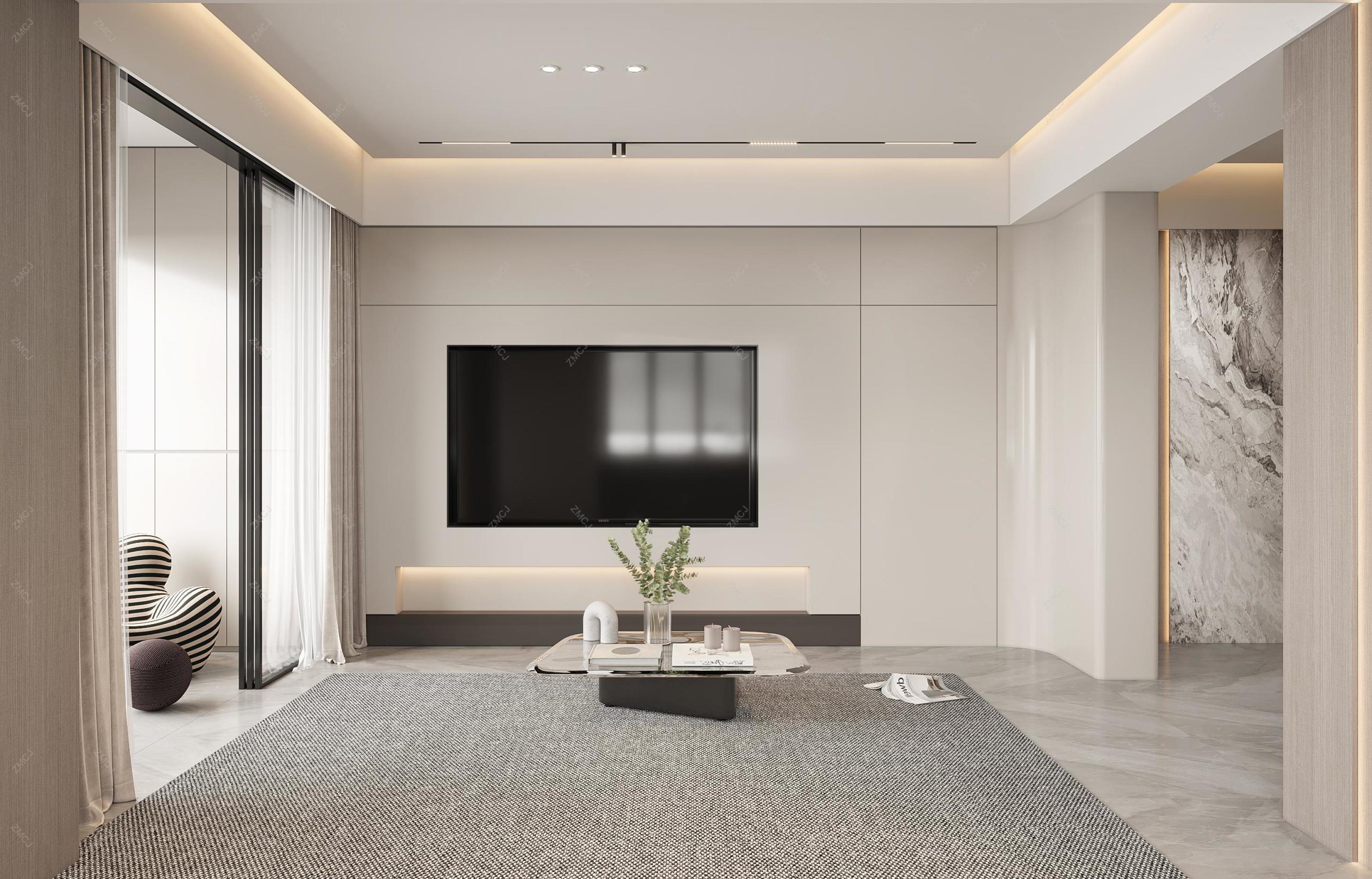 现代极简客餐厅—择木创建新晨效果图[ID: 116343866]_建e效果图