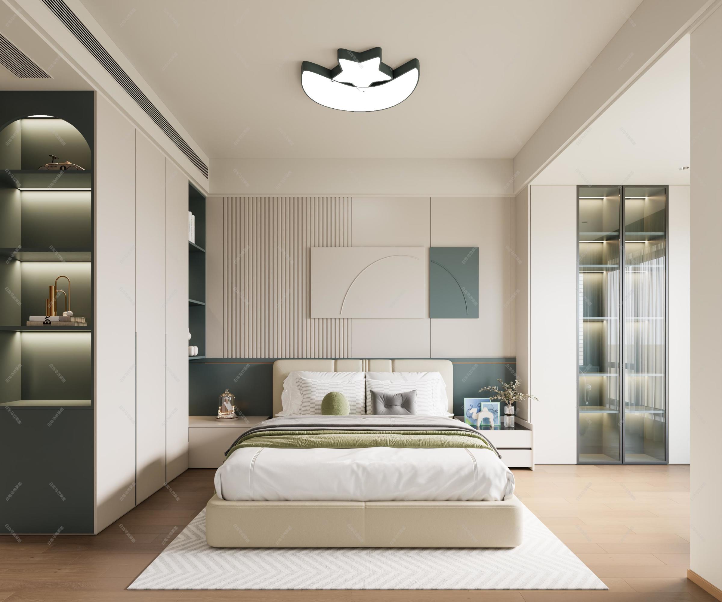 现代——白龙马效果图[ID: 116344029]_建e效果图