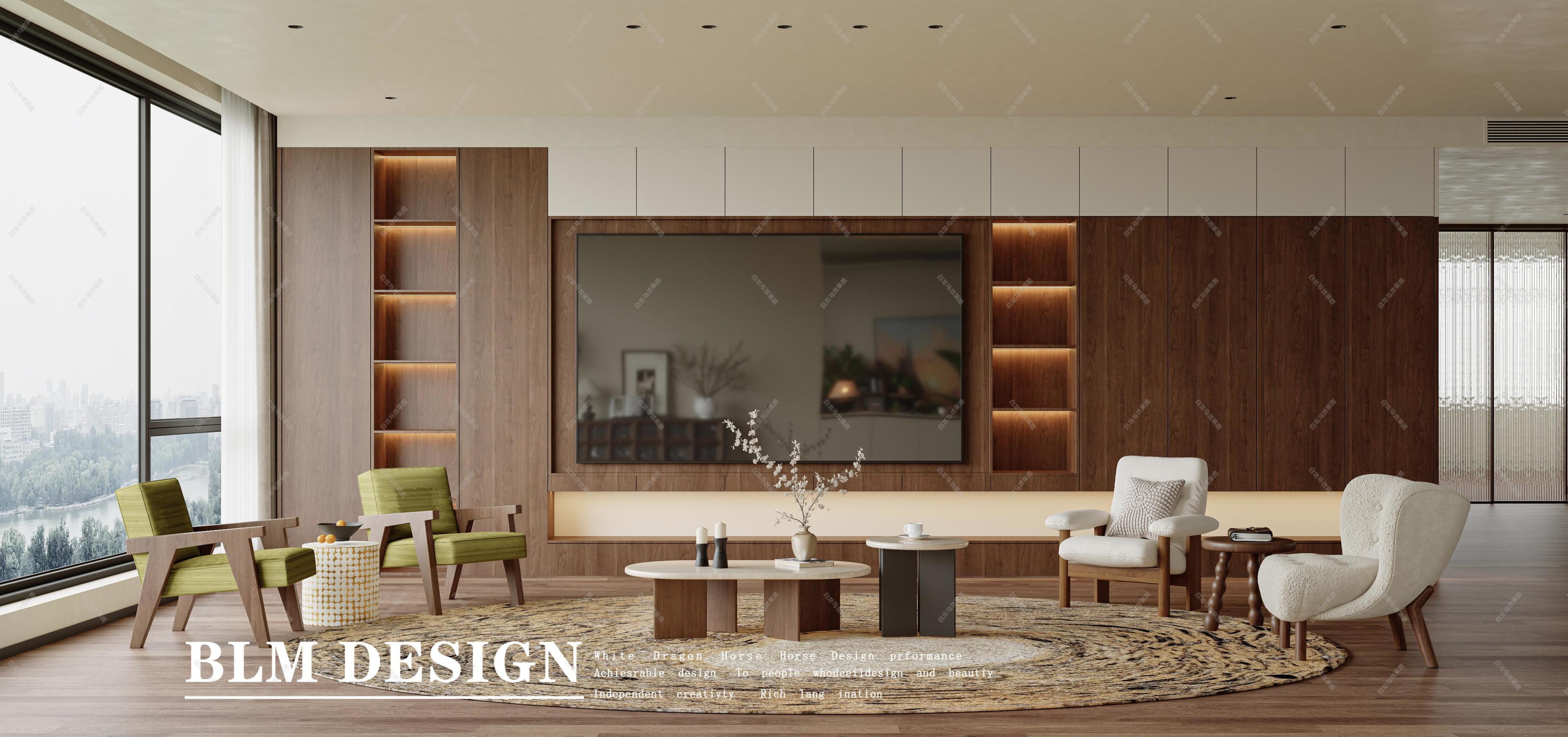 现代——白龙马效果图[ID: 116343917]_建e效果图