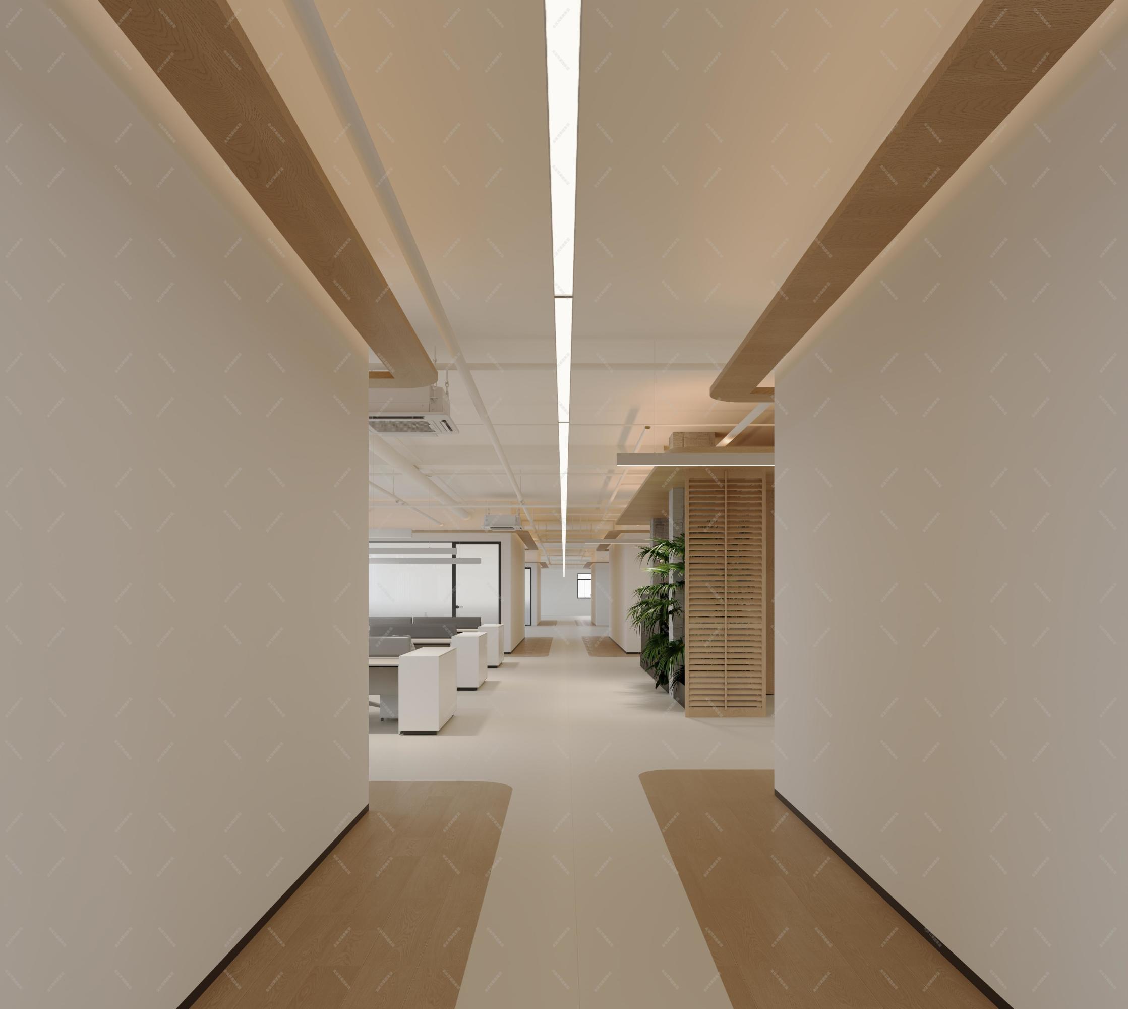 现代办公室[ID: 116278361]_建e效果图