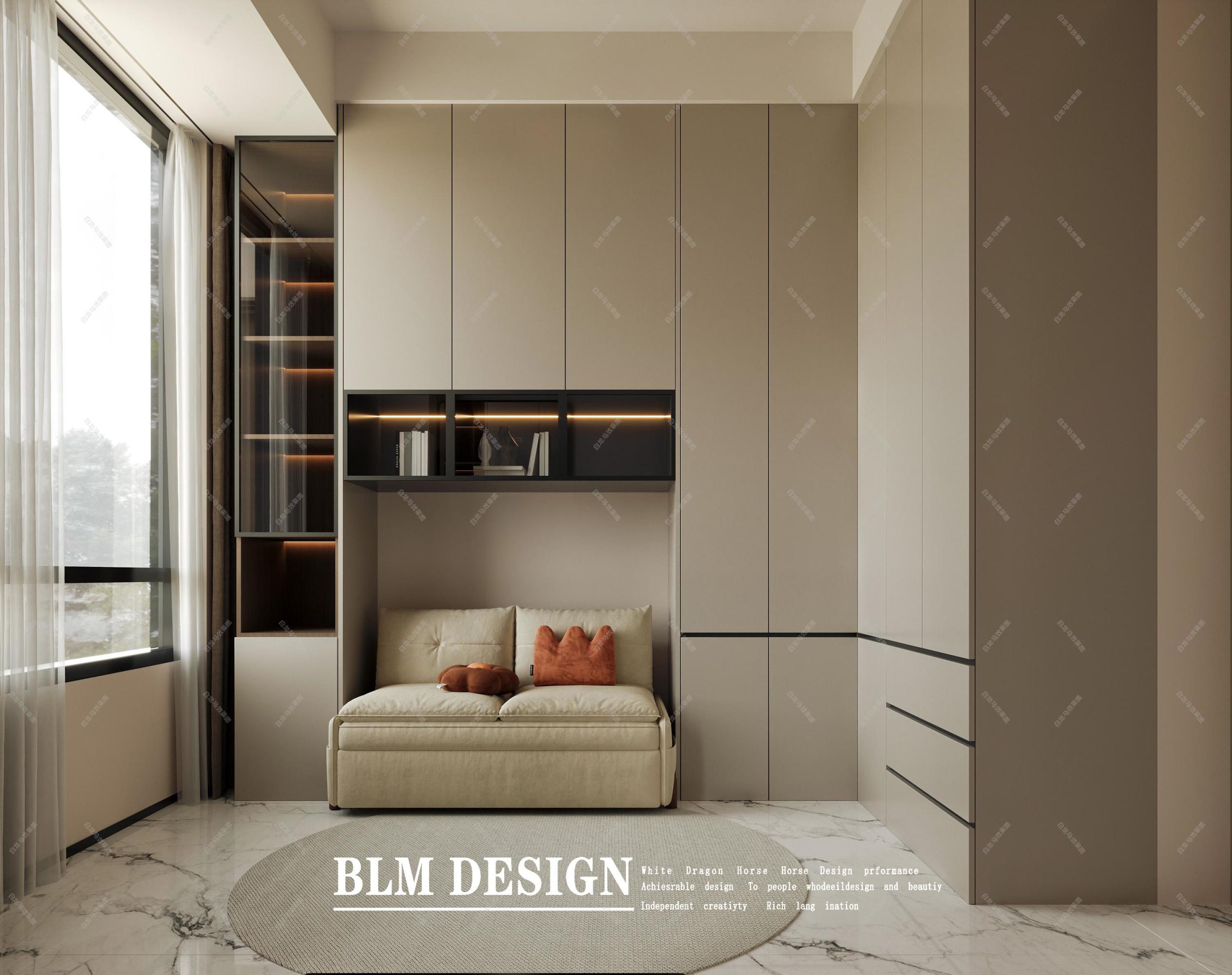 意式轻奢——白龙马效果图[ID: 116278316]_建e效果图