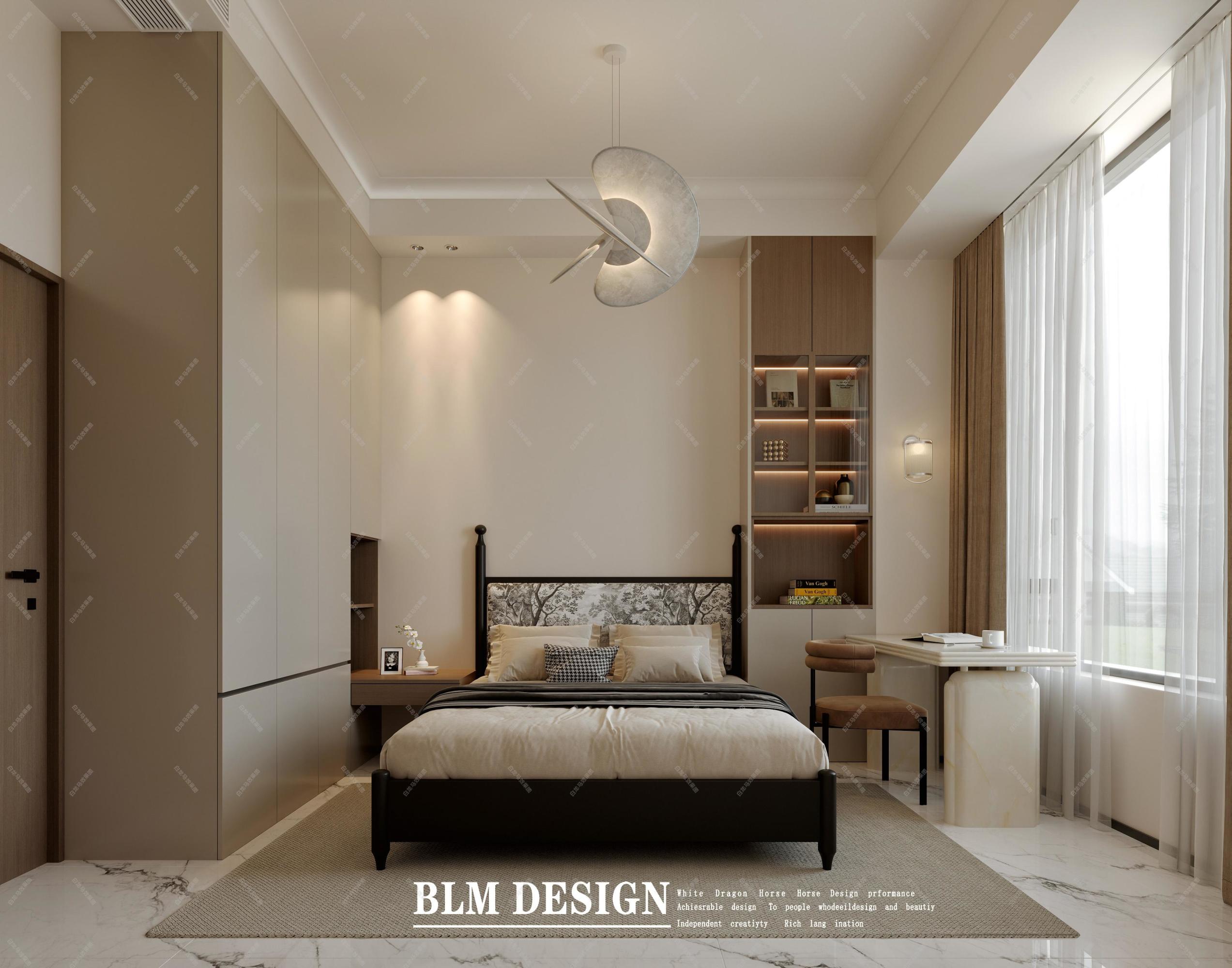 意式轻奢——白龙马效果图[ID: 116278316]_建e效果图