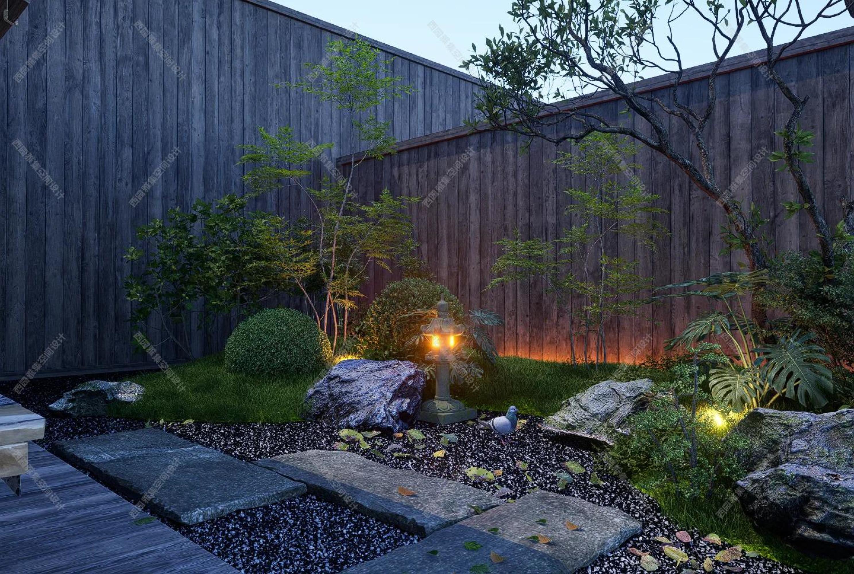 禅意庭院[ID: 116278292]_建e效果图