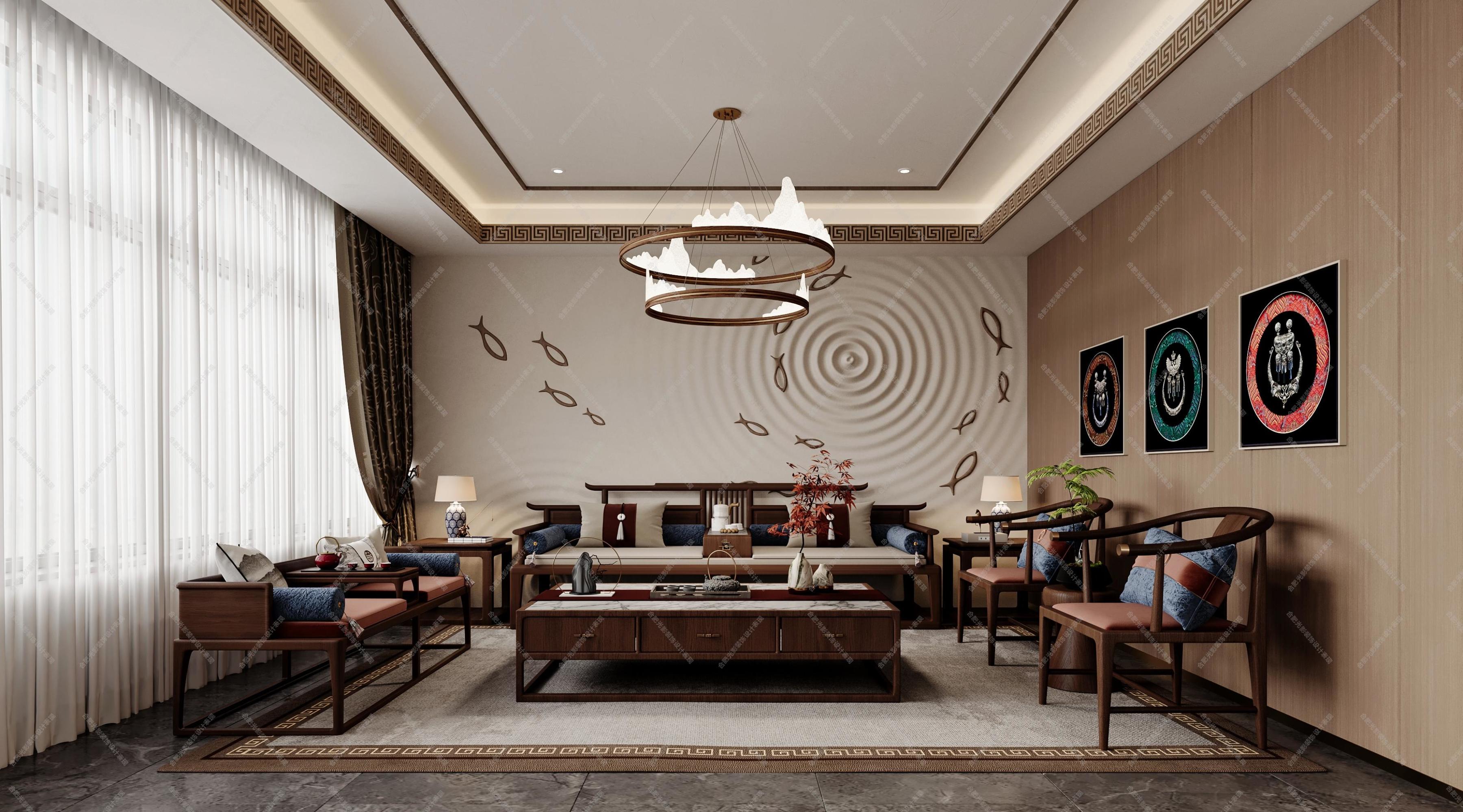 新中式[ID: 115950776]_建e效果图