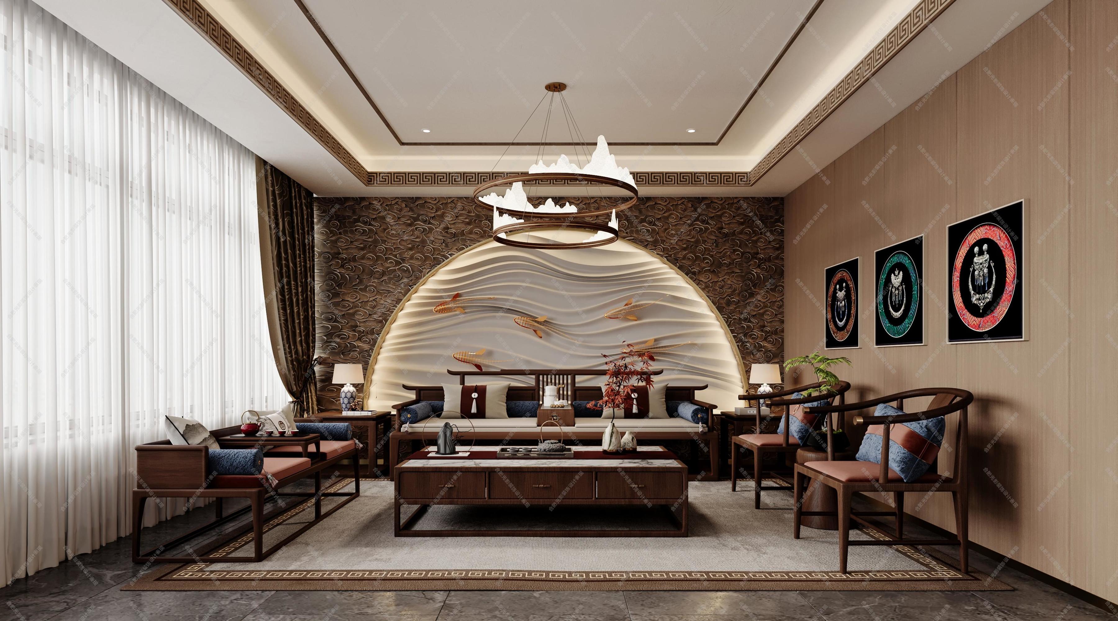 新中式[ID: 115950776]_建e效果图