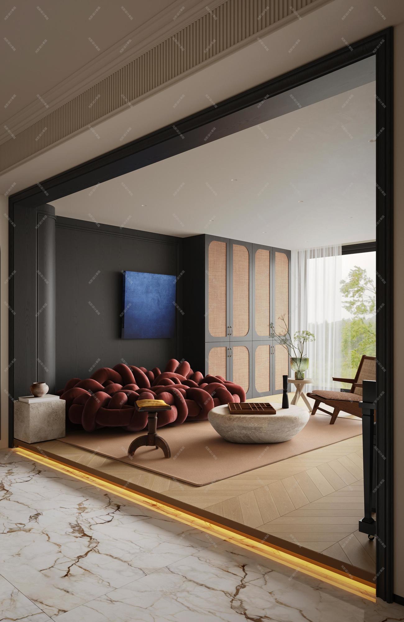 法式浪漫，藏在每一寸空间里[ID: 115950800]_建e效果图