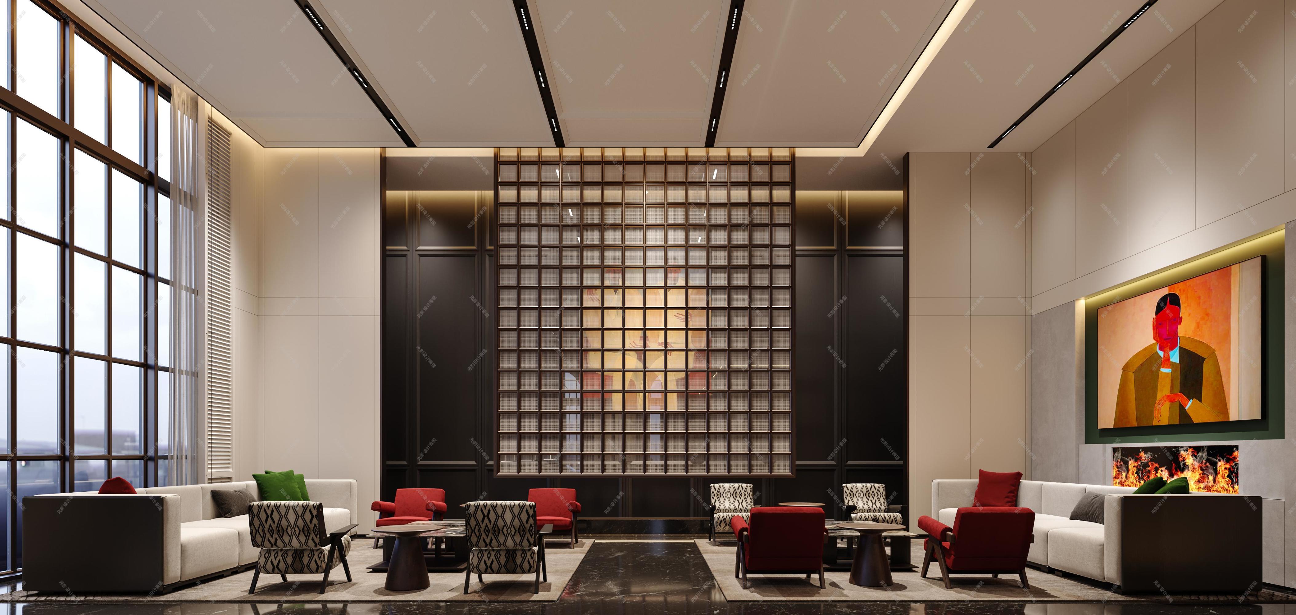 酒店空间设计|打造极致奢华与舒适体验[ID: 115950755]_建e效果图