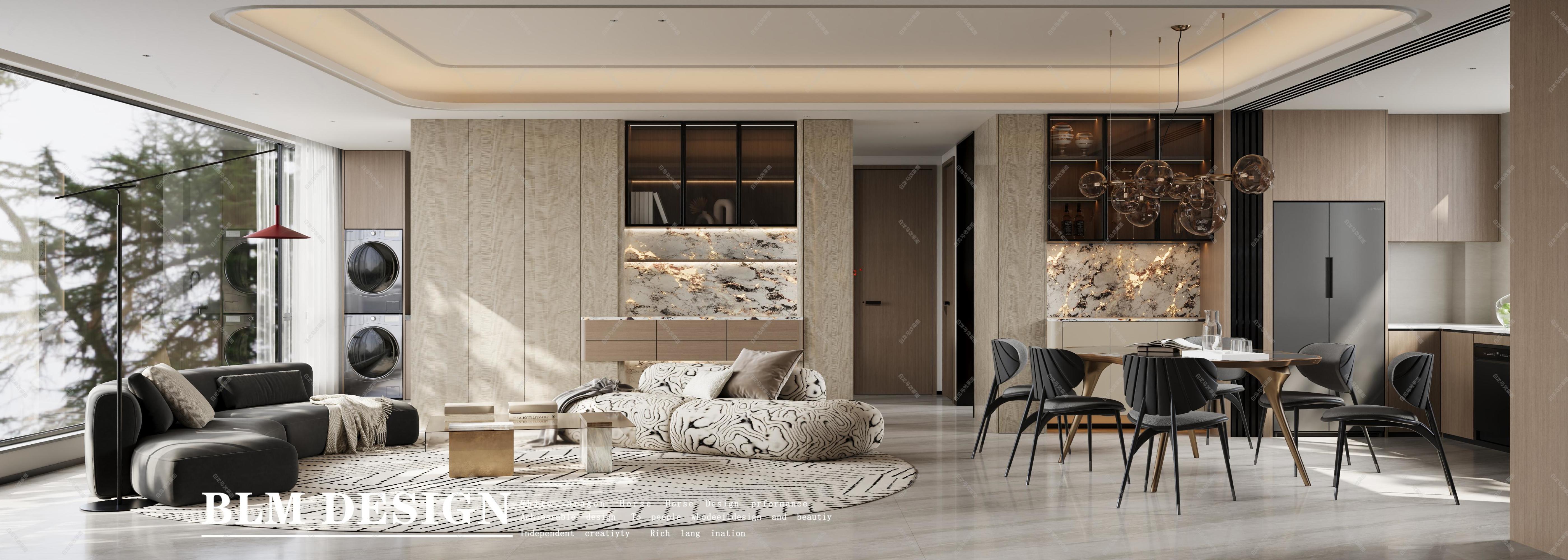轻奢——白龙马效果图[ID: 115950707]_建e效果图