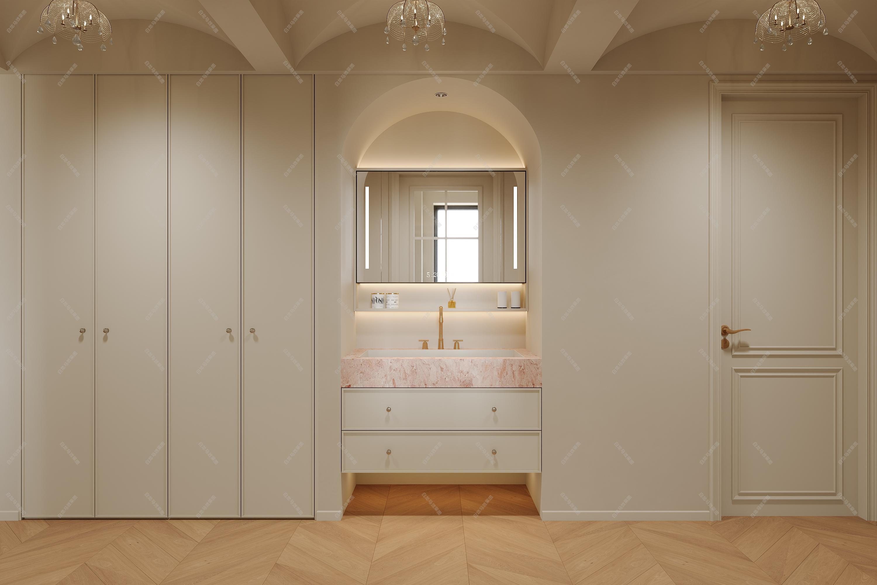 奶油法式——白龙马效果图[ID: 115950626]_建e效果图
