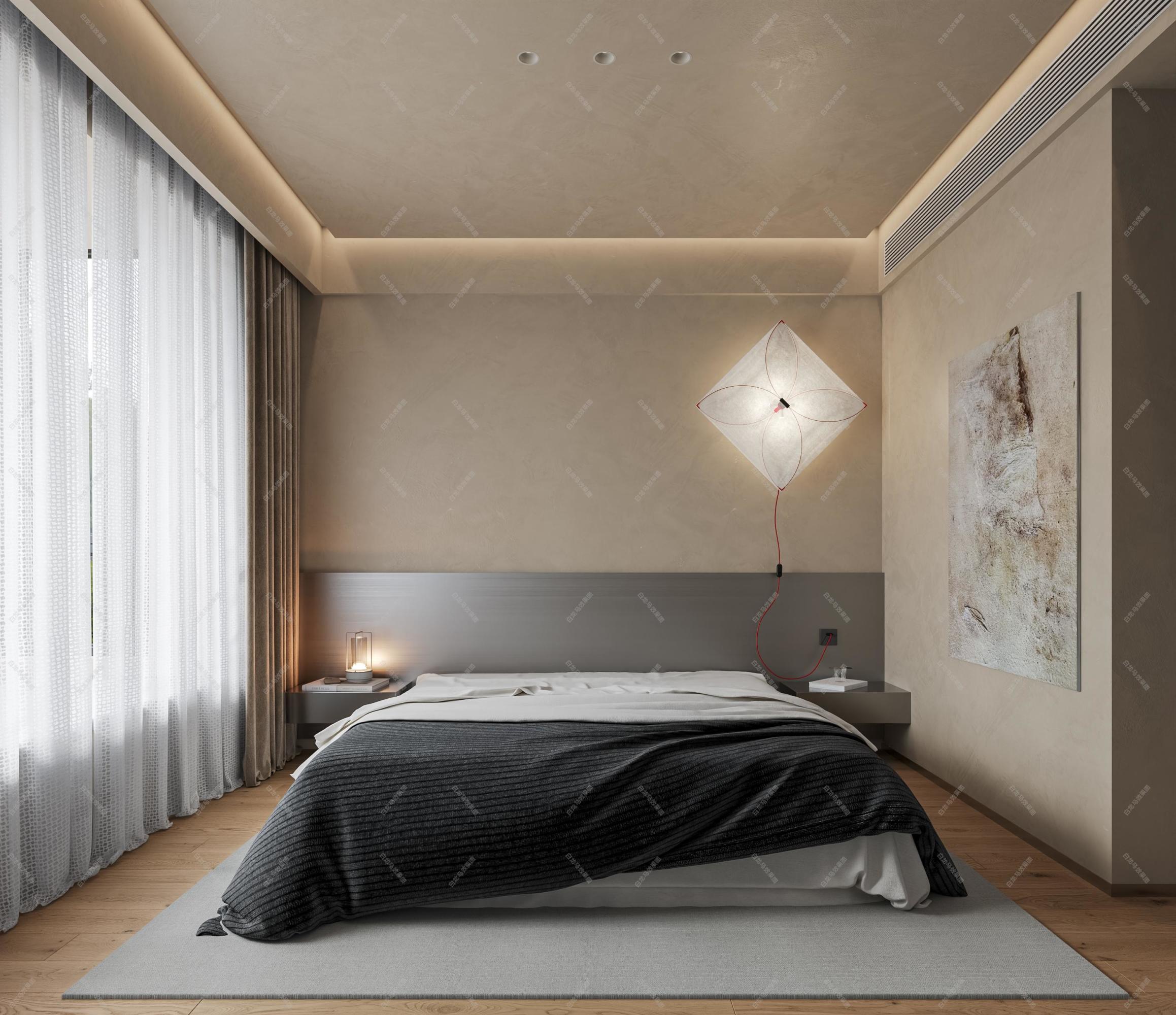 现代中古——白龙马效果图[ID: 115950629]_建e效果图