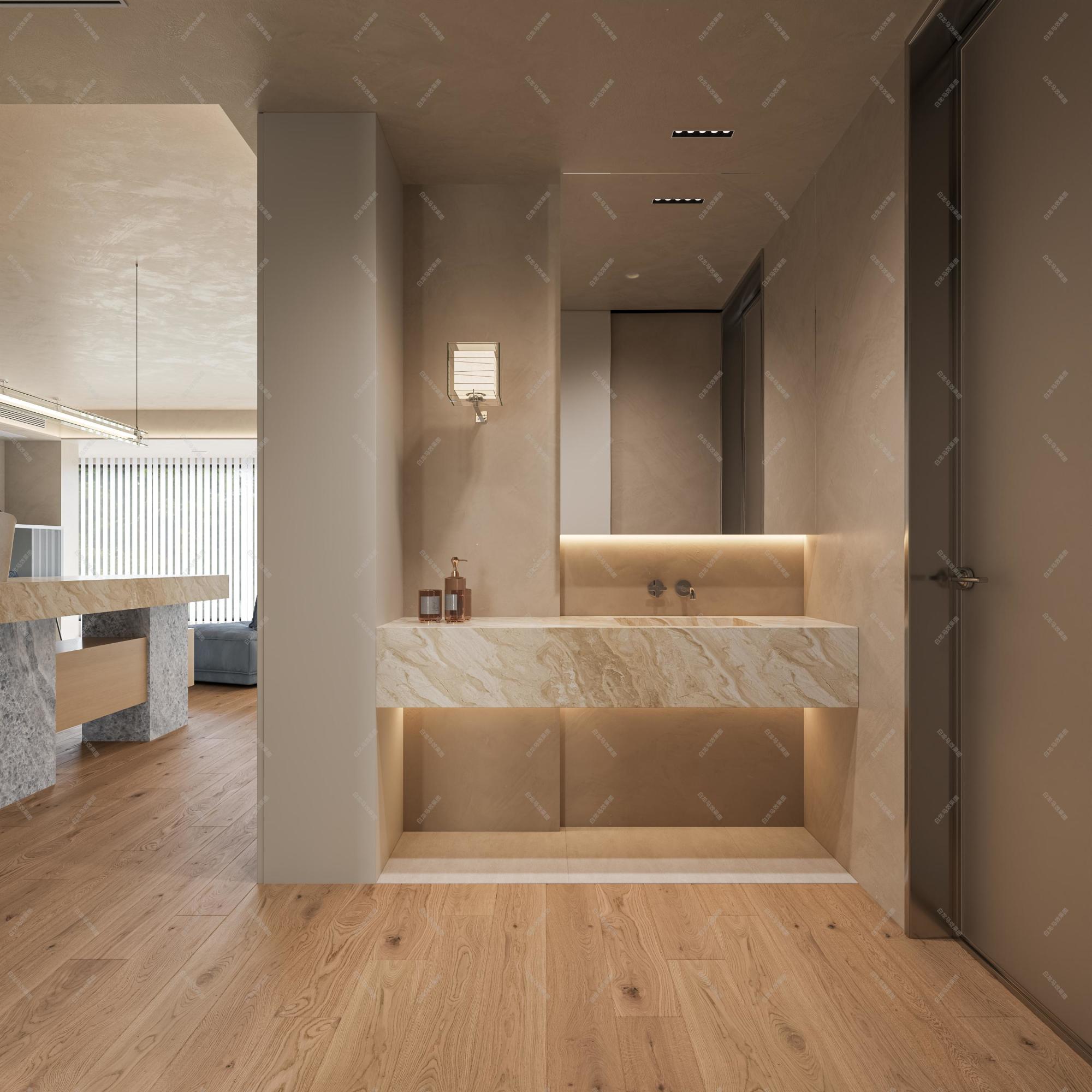 现代中古——白龙马效果图[ID: 115950629]_建e效果图