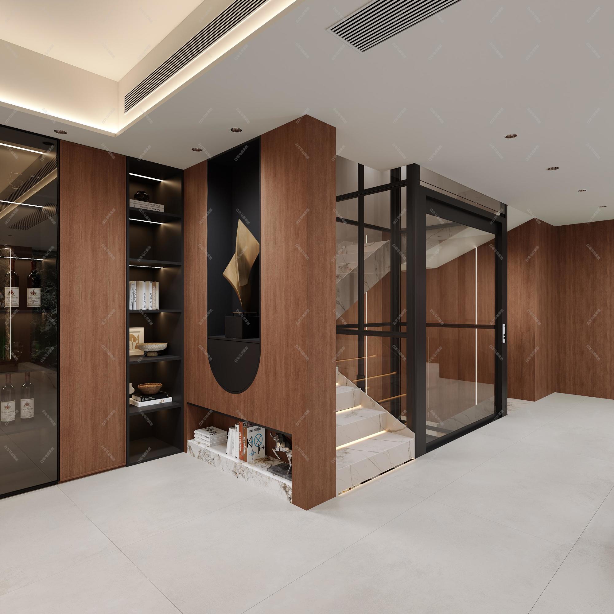 现代轻奢——白龙马效果图[ID: 115950710]_建e效果图