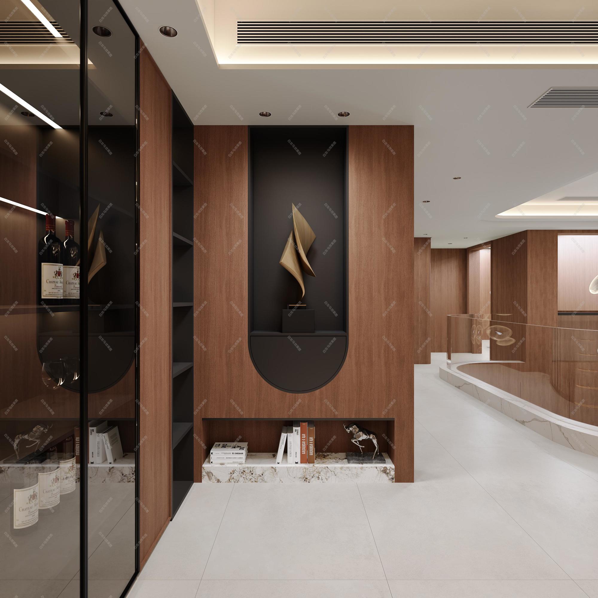 现代轻奢——白龙马效果图[ID: 115950710]_建e效果图