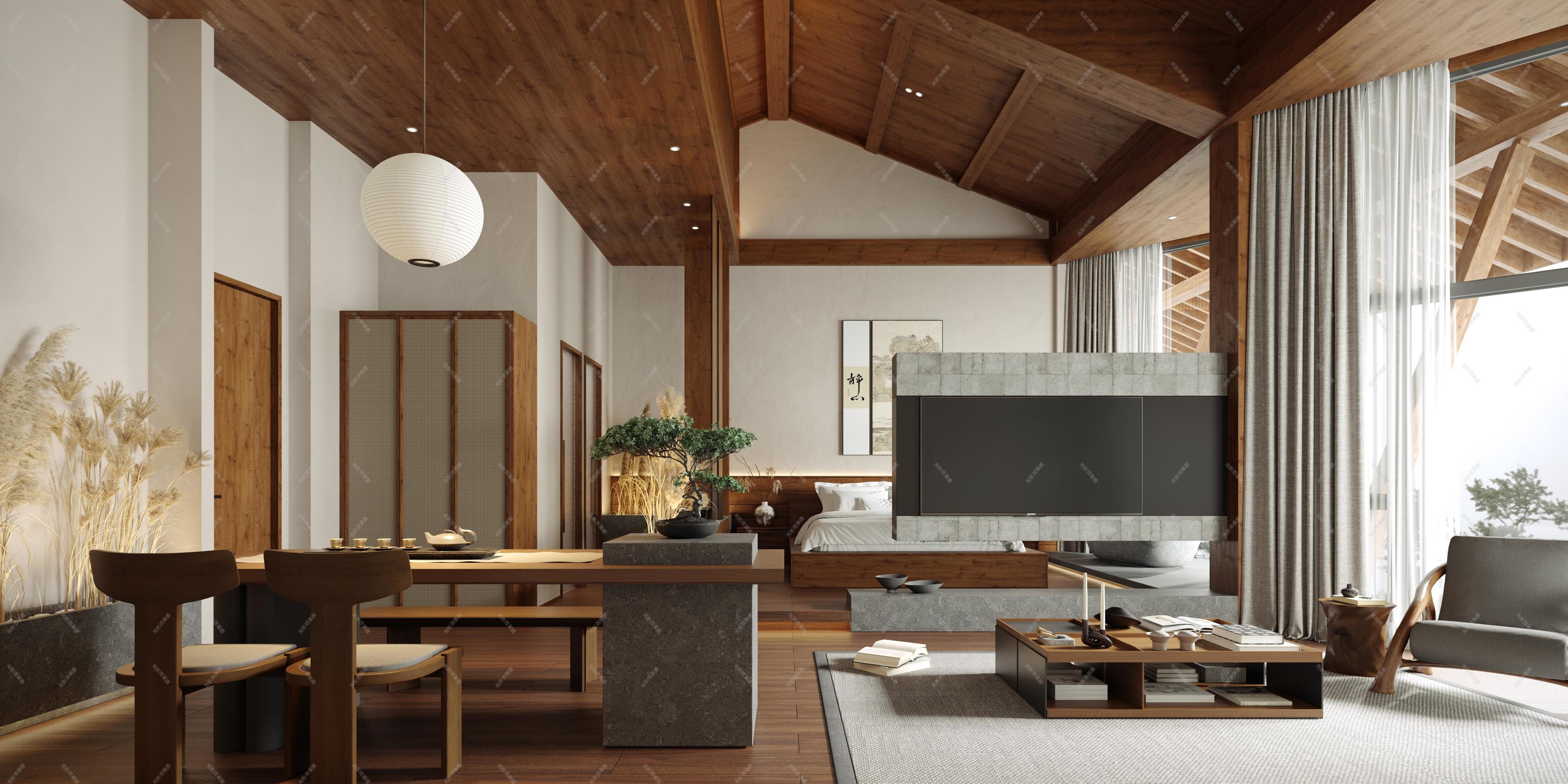 民宿[ID: 115885306]_建e效果图